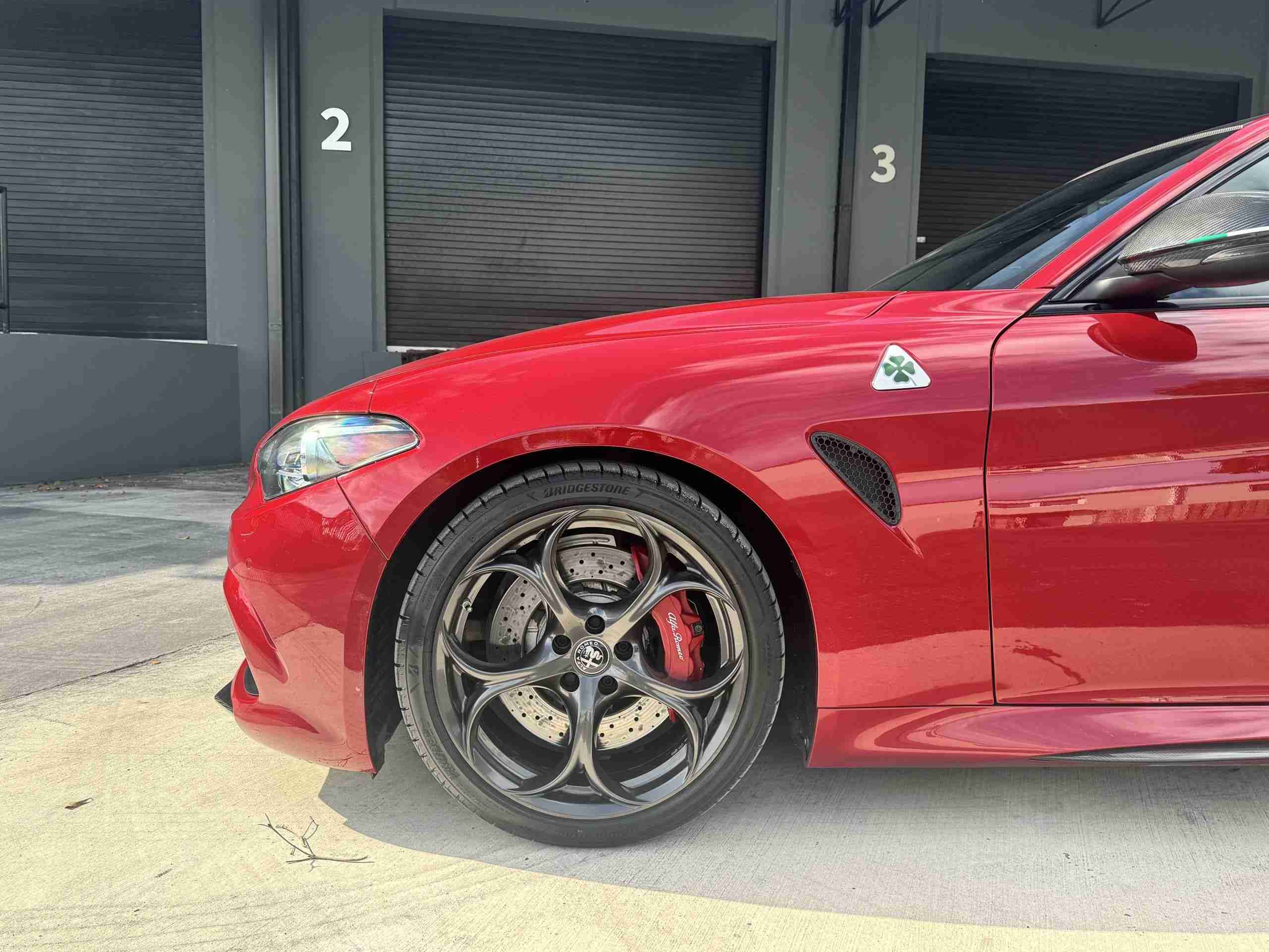 2017 Alfa Romeo Giulia Quadrifoglio 1 of 258 Rosso Red Competizione – 62k Miles – 505 Horsepower Twin Turbo full