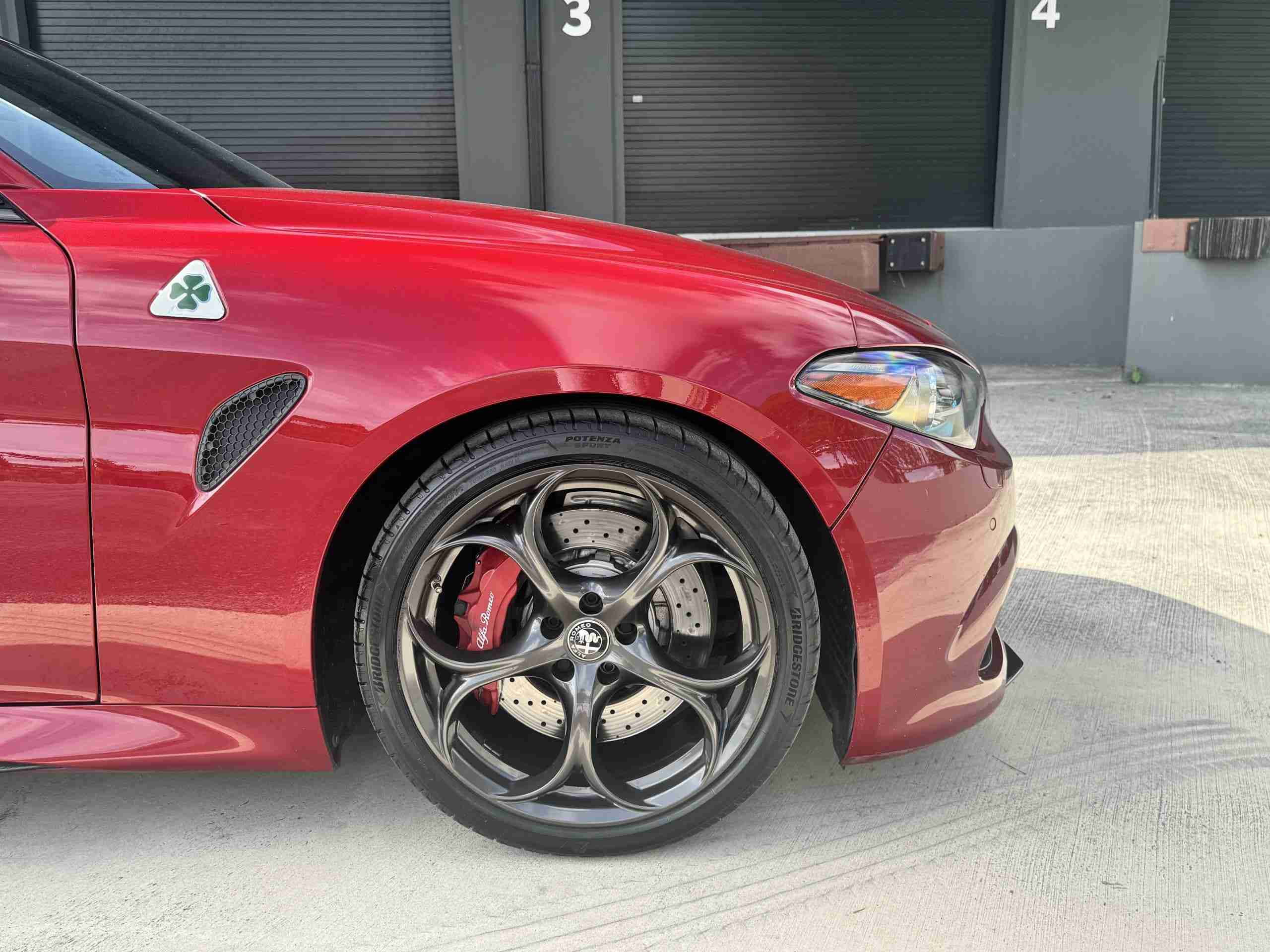2017 Alfa Romeo Giulia Quadrifoglio 1 of 258 Rosso Red Competizione – 62k Miles – 505 Horsepower Twin Turbo full