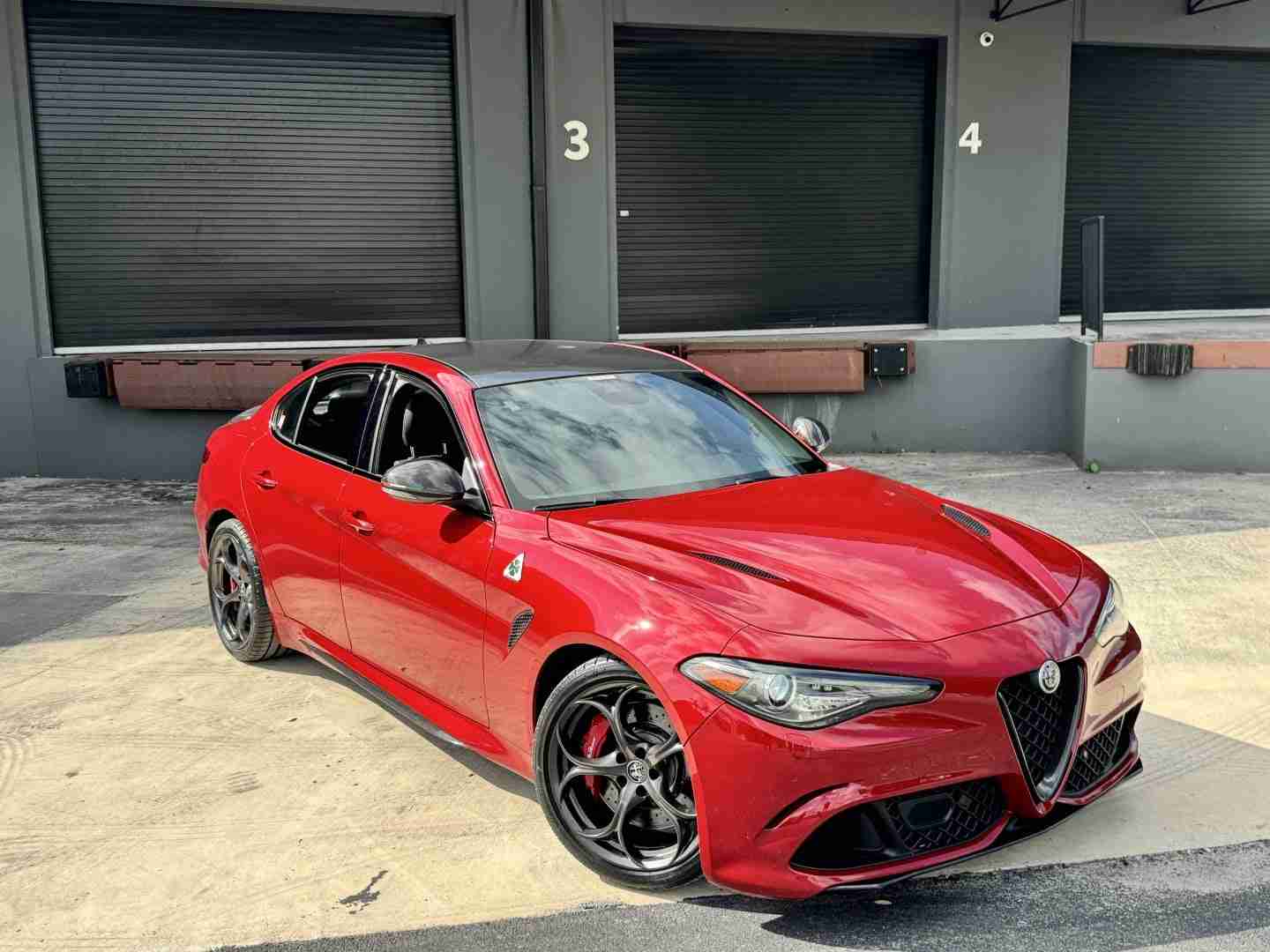 2017 Alfa Romeo Giulia Quadrifoglio 1 of 258 Rosso Red Competizione – 62k Miles – 505 Horsepower Twin Turbo full
