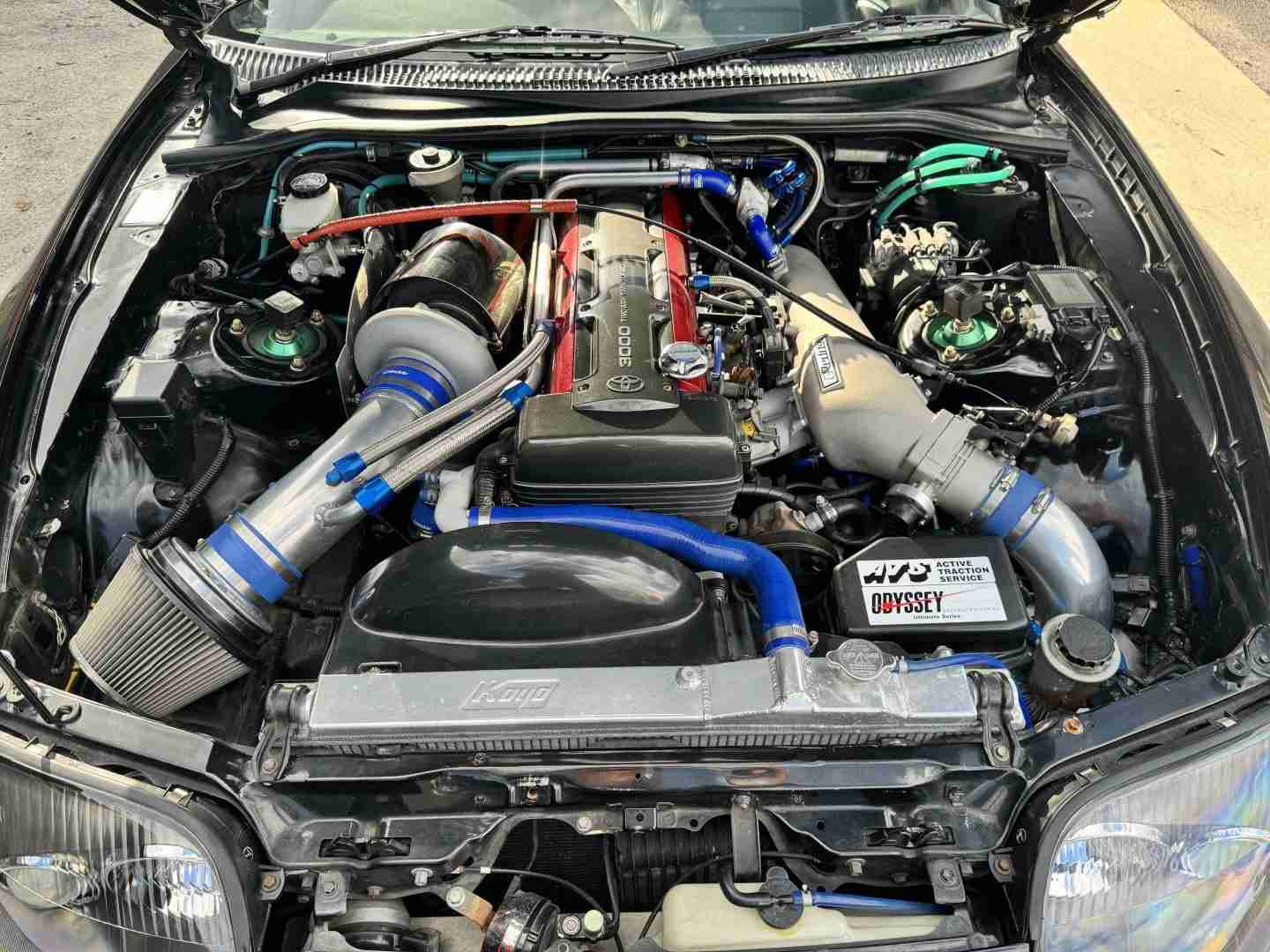 1995 Toyota Supra MK IV JZA80 RZ HKS 3.4L Built Stroker – HKS/Greddy Single Turbo 1000HP – Factory 6 Speed – BBK full