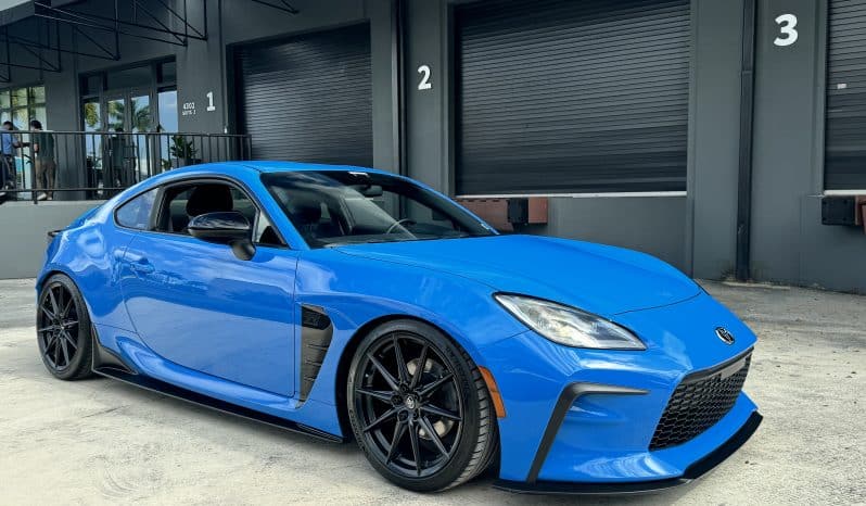 
 2023 Toyota 86 GR PREMIUM 1 owner Neptune blue – Coilovers – 13k miles – GR Performance exhaust -Like New full									