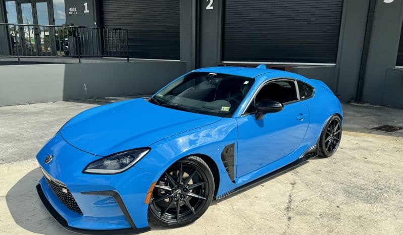 
 2023 Toyota 86 GR PREMIUM 1 owner Neptune blue – Coilovers – 13k miles – GR Performance exhaust -Like New full									