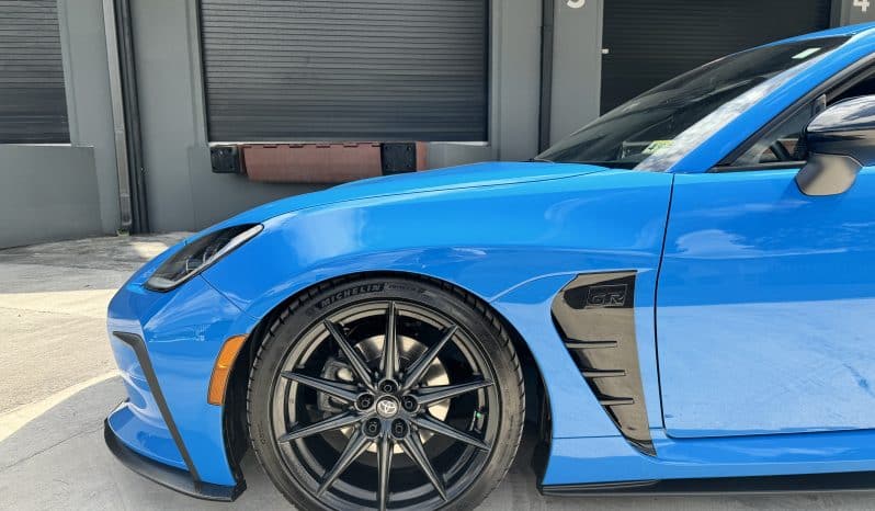 
 2023 Toyota 86 GR PREMIUM 1 owner Neptune blue – Coilovers – 13k miles – GR Performance exhaust -Like New full									