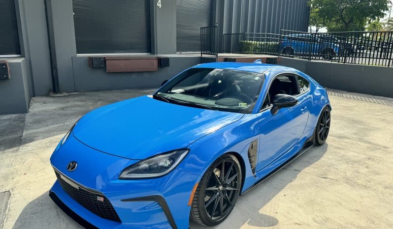 
 2023 Toyota 86 GR PREMIUM 1 owner Neptune blue – Coilovers – 13k miles – GR Performance exhaust -Like New full									