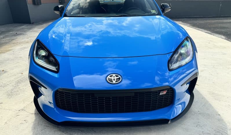 
 2023 Toyota 86 GR PREMIUM 1 owner Neptune blue – Coilovers – 13k miles – GR Performance exhaust -Like New full									