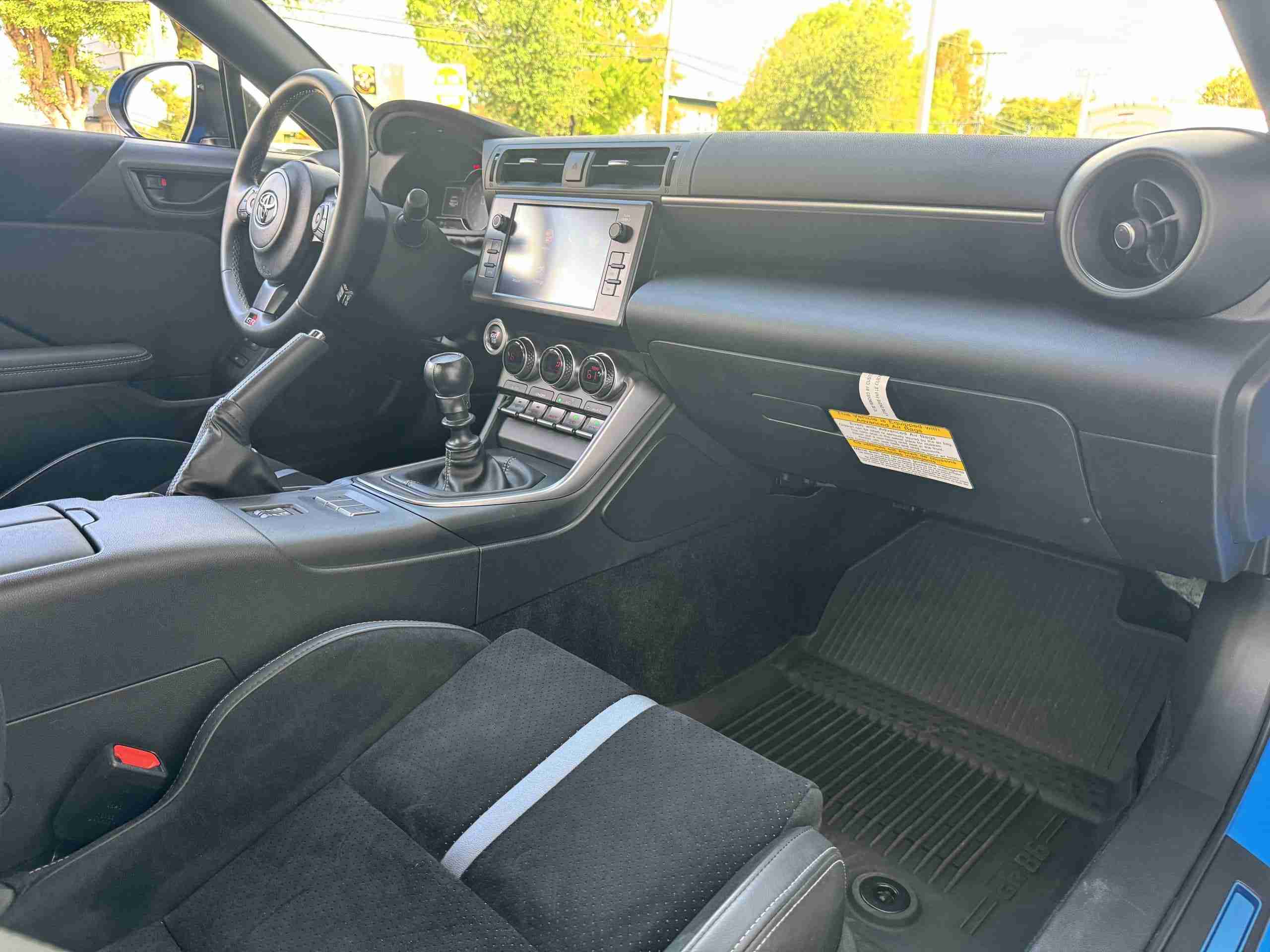 2023 Toyota 86 GR PREMIUM 1 owner Neptune blue – Coilovers – 13k miles – GR Performance exhaust -Like New full