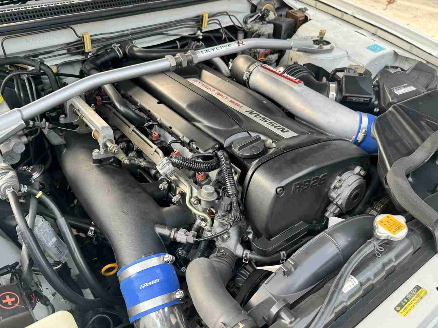 1995 Nissan GT-R R33 Skyline VSPEC 24K Original Miles – ORIGINAL PAINT – Documented – OHLINS Coilovers – OG TE37 full