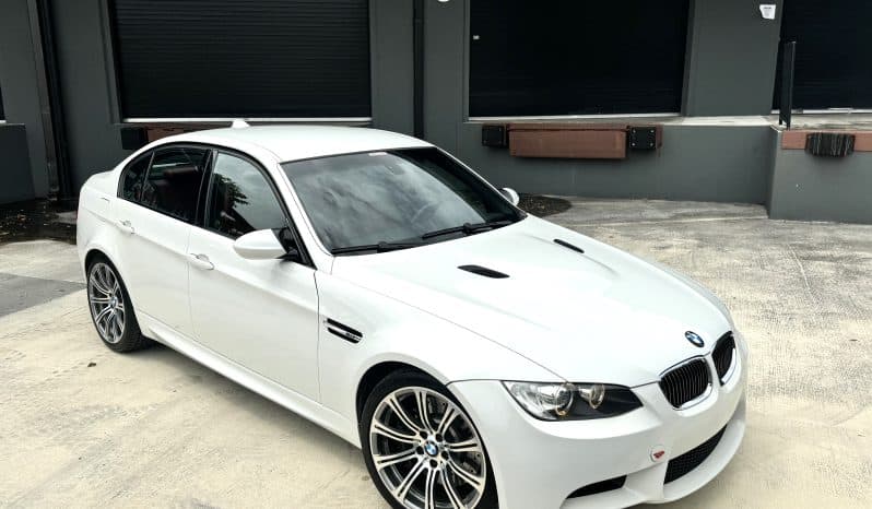 
 2008 BMW M3 E90 Single Hump Slicktop 74k Miles – 6 Speed Manual – LCI upgrades – Alpine White – Fox Red full									
