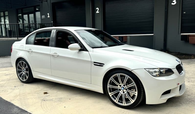 
 2008 BMW M3 E90 Single Hump Slicktop 74k Miles – 6 Speed Manual – LCI upgrades – Alpine White – Fox Red full									