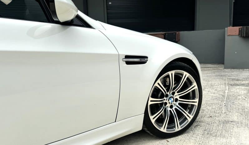 
 2008 BMW M3 E90 Single Hump Slicktop 74k Miles – 6 Speed Manual – LCI upgrades – Alpine White – Fox Red full									