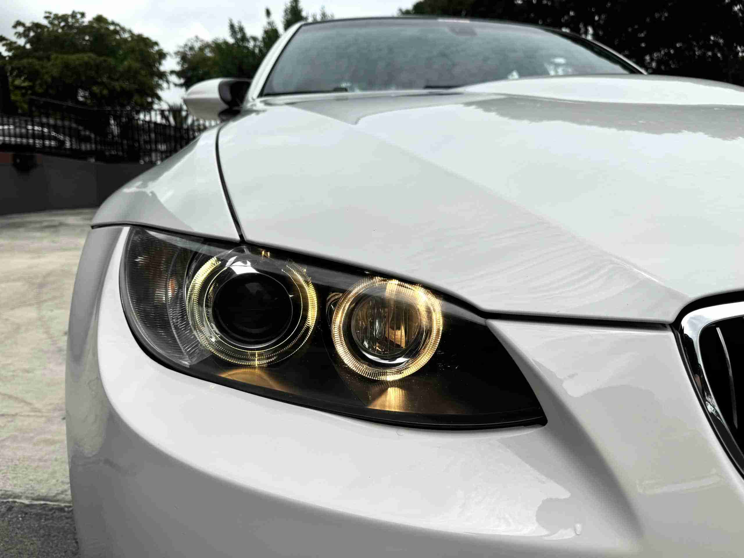 2008 BMW M3 E90 Single Hump Slicktop 74k Miles – 6 Speed Manual – LCI upgrades – Alpine White – Fox Red full