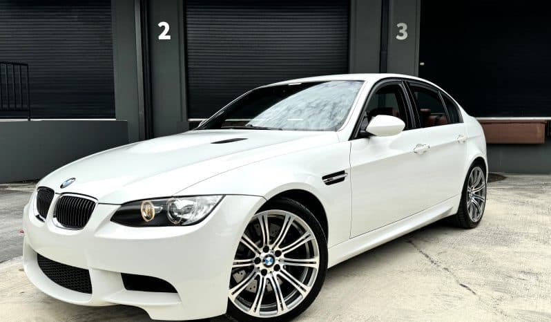 
 2008 BMW M3 E90 Single Hump Slicktop 74k Miles – 6 Speed Manual – LCI upgrades – Alpine White – Fox Red full									