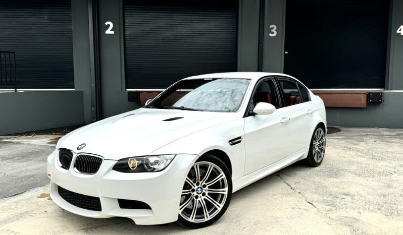 
 2008 BMW M3 E90 Single Hump Slicktop 74k Miles – 6 Speed Manual – LCI upgrades – Alpine White – Fox Red full									