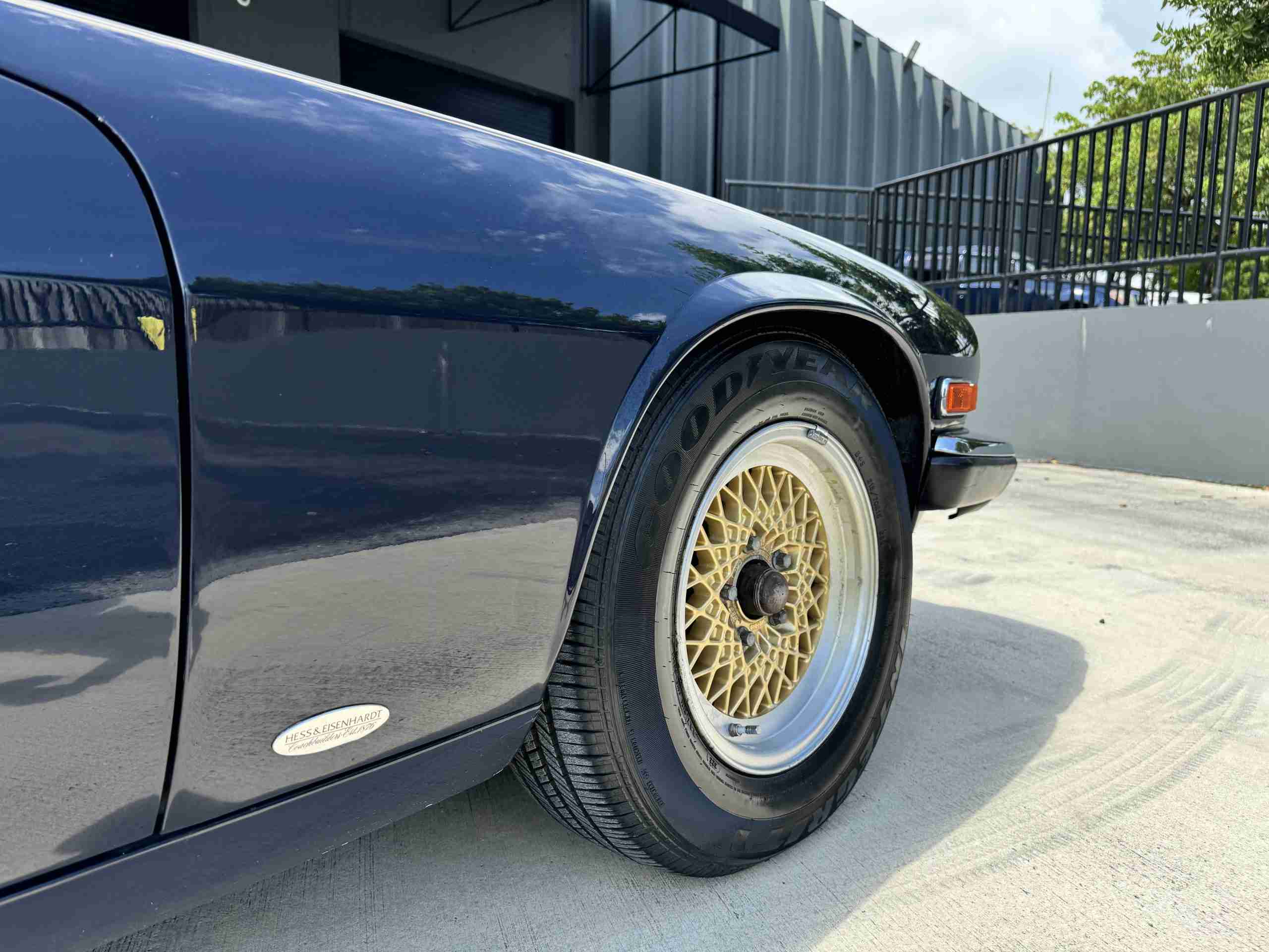 1988 Jaguar XJS V12 Convertible Same Owner Since 1992 – 35k Original miles – 15 inch BBS mesh wheels – Blue Top full