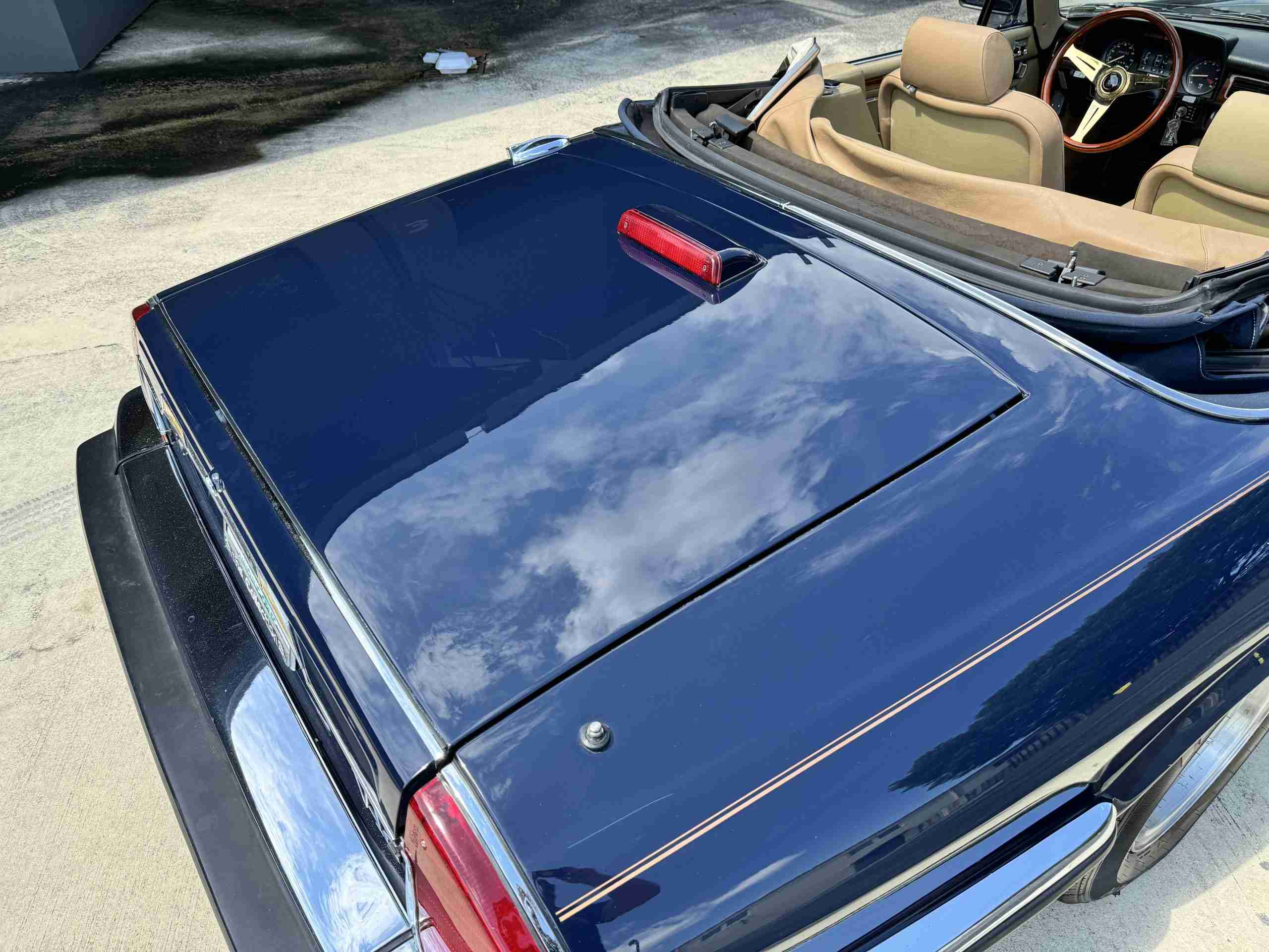 1988 Jaguar XJS V12 Convertible Same Owner Since 1992 – 35k Original miles – 15 inch BBS mesh wheels – Blue Top full