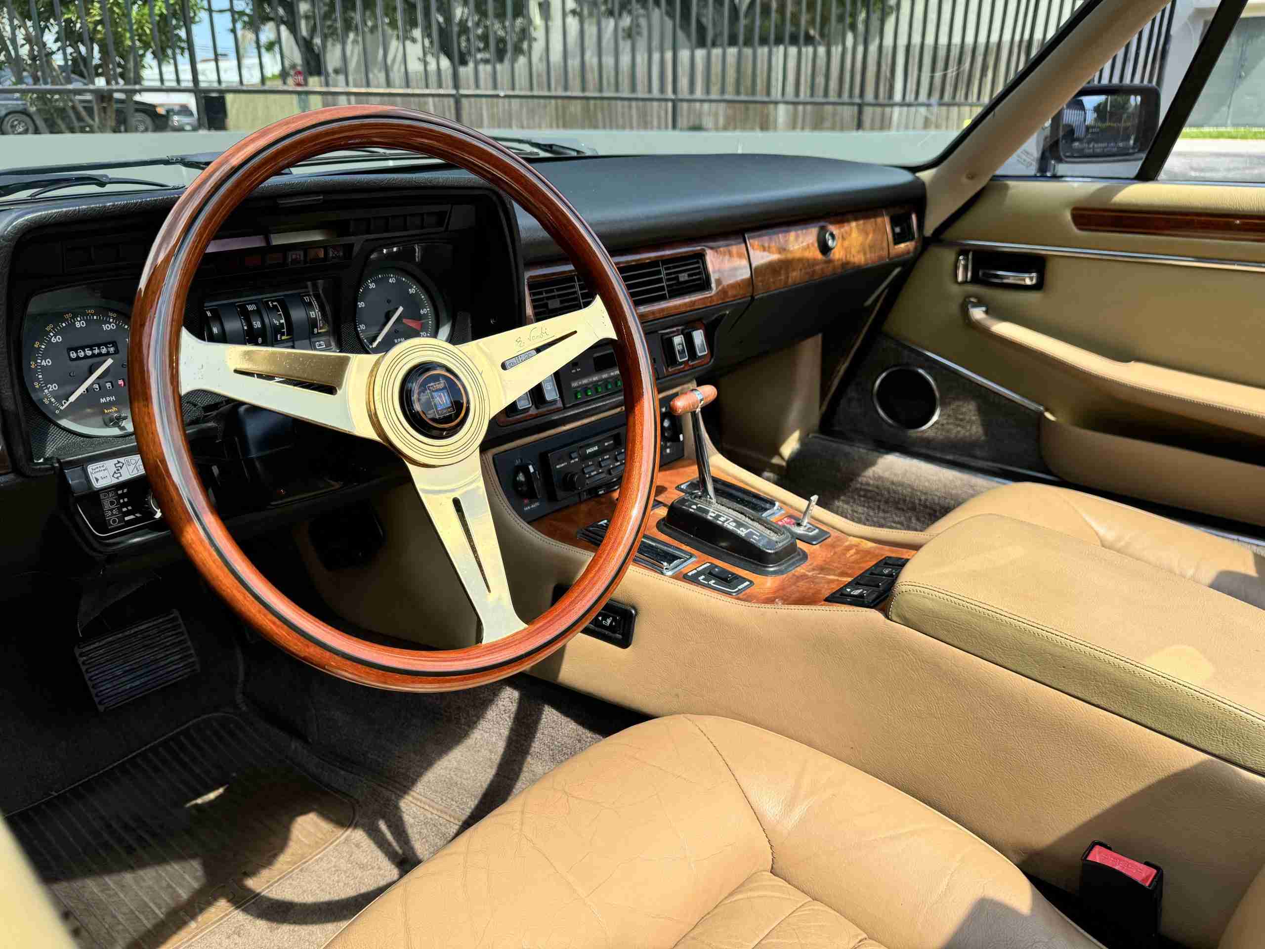 1988 Jaguar XJS V12 Convertible Same Owner Since 1992 – 35k Original miles – 15 inch BBS mesh wheels – Blue Top full