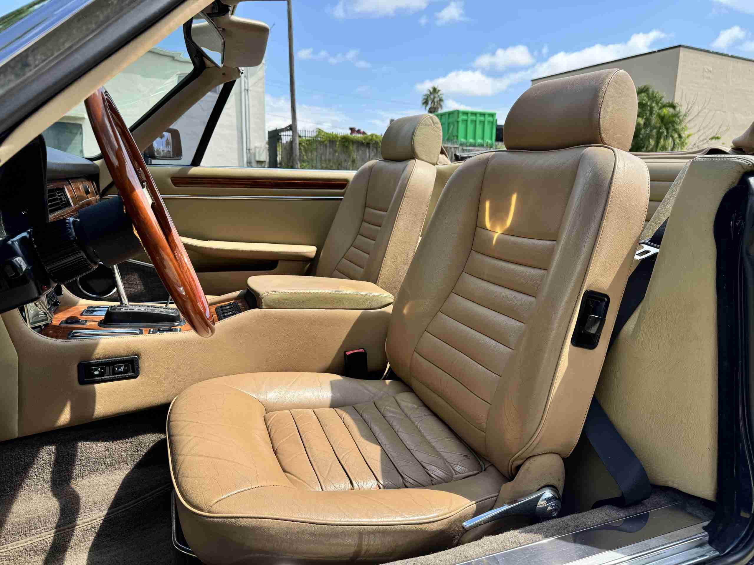 1988 Jaguar XJS V12 Convertible Same Owner Since 1992 – 35k Original miles – 15 inch BBS mesh wheels – Blue Top full