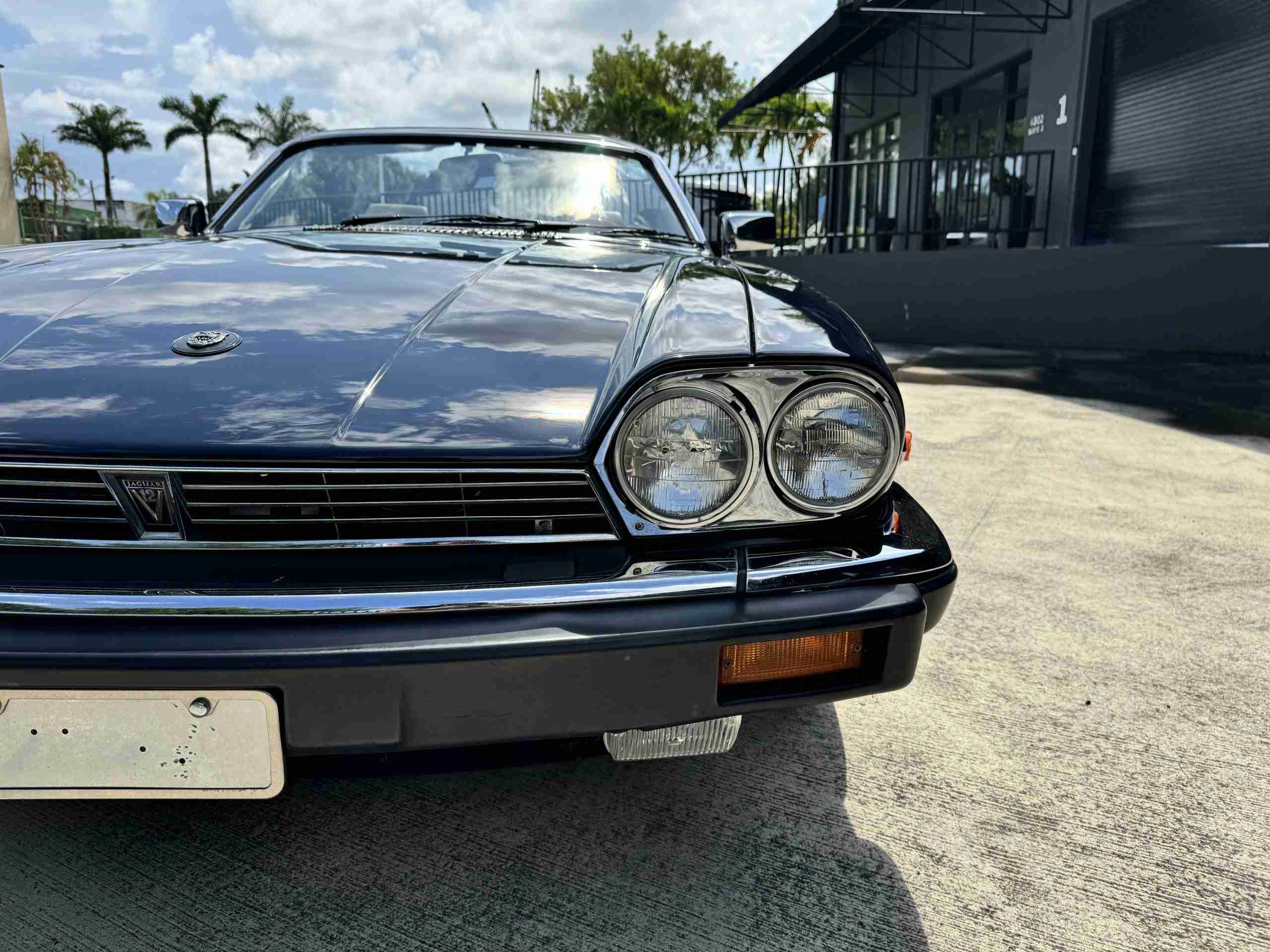 1988 Jaguar XJS V12 Convertible Same Owner Since 1992 – 35k Original miles – 15 inch BBS mesh wheels – Blue Top full