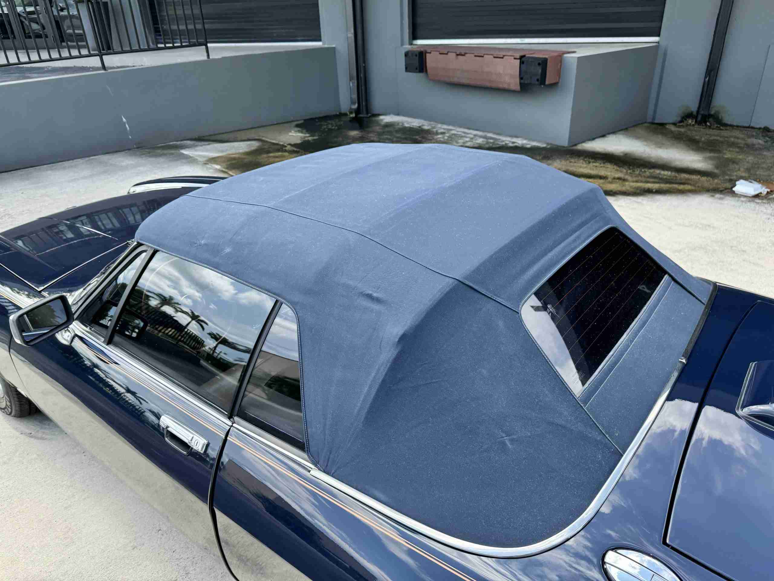 1988 Jaguar XJS V12 Convertible Same Owner Since 1992 – 35k Original miles – 15 inch BBS mesh wheels – Blue Top full
