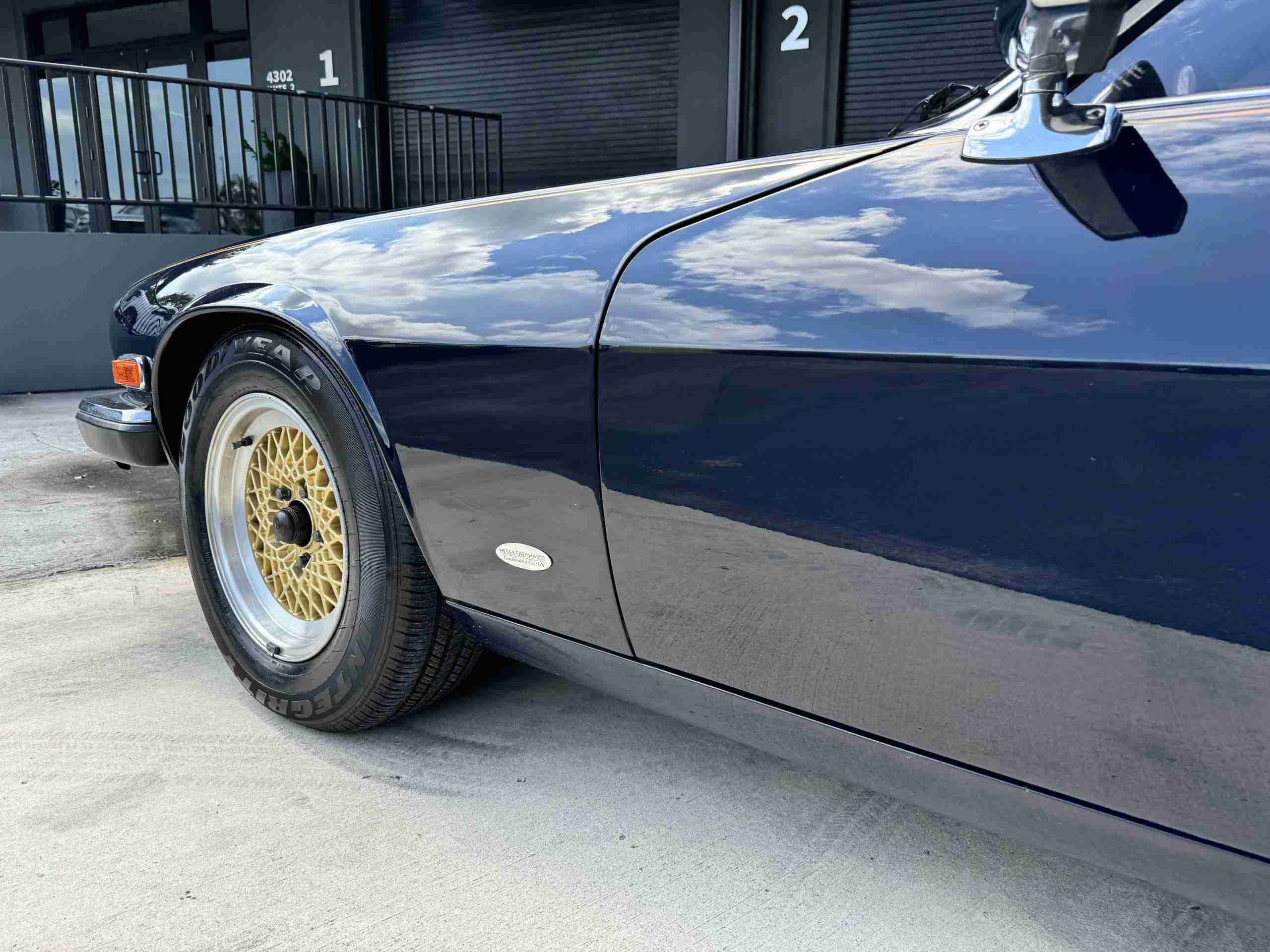 1988 Jaguar XJS V12 Convertible Same Owner Since 1992 – 35k Original miles – 15 inch BBS mesh wheels – Blue Top full