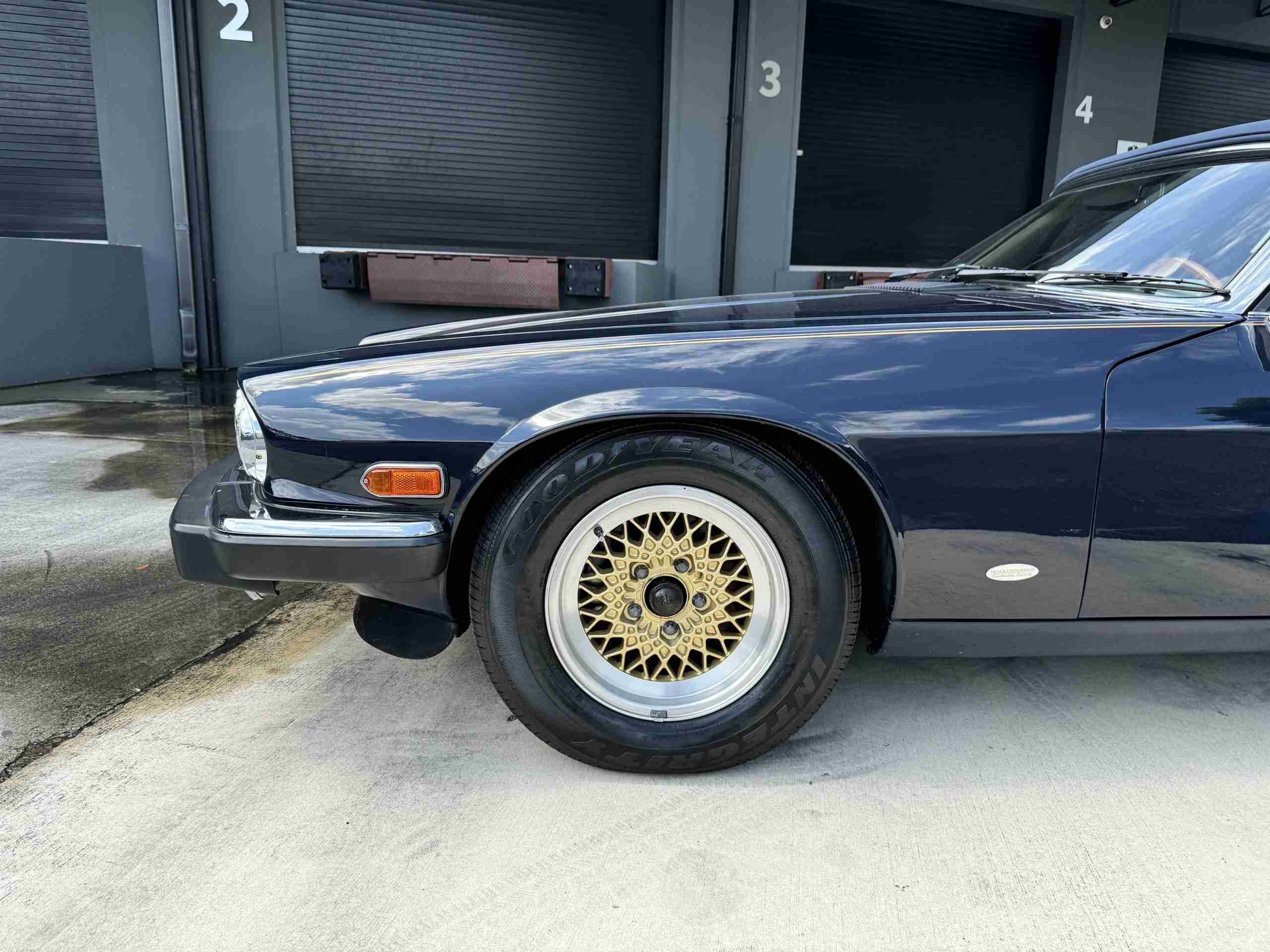 1988 Jaguar XJS V12 Convertible Same Owner Since 1992 – 35k Original miles – 15 inch BBS mesh wheels – Blue Top full