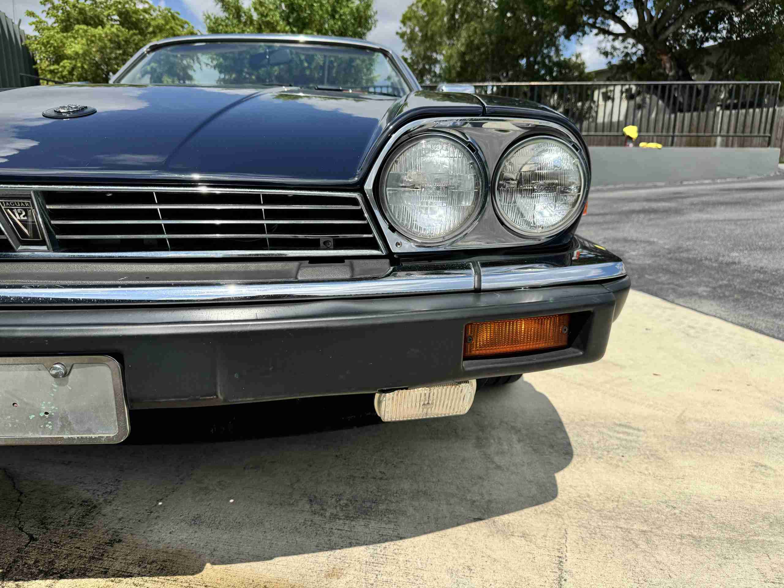1988 Jaguar XJS V12 Convertible Same Owner Since 1992 – 35k Original miles – 15 inch BBS mesh wheels – Blue Top full