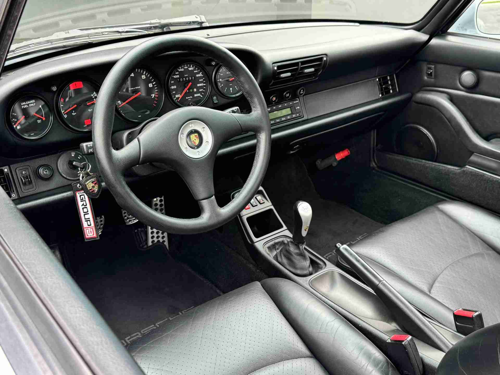1996 Porsche 911 Carrera 993 Euro ROW – RS Modifications – Polar Silver – 65k miles – Sunroof Delete –  6 Spd full
