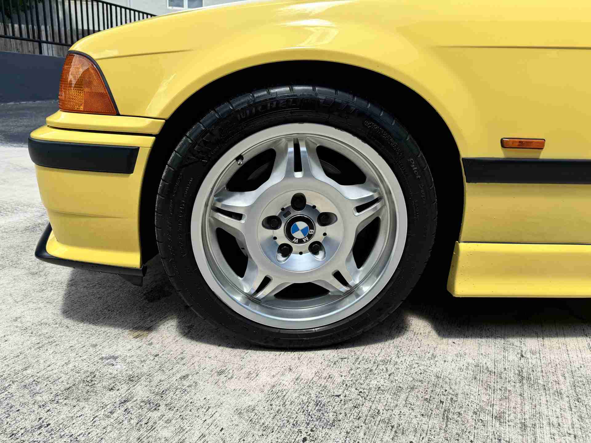 1999 BMW M3 E36 Convertible Rare Dakar Yellow – Only 62K Miles – OEM HARDTOP – 4 Keys – Documented Service full