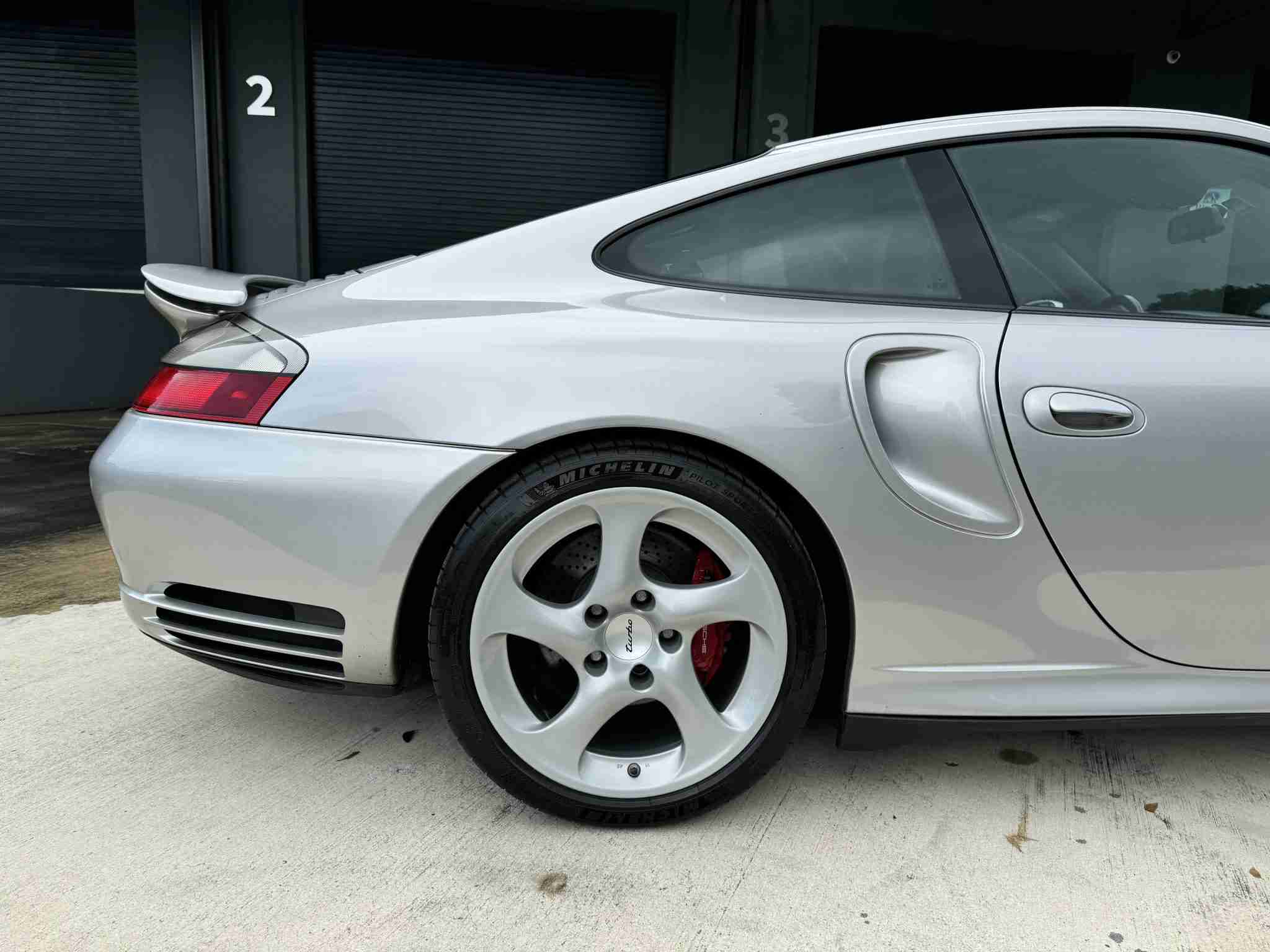 2001 Porsche 911 996 Twin Turbo 6 Speed Manual Arctic Silver – 89k Miles – Original Window Sticker – 550HP – Binder of Records full