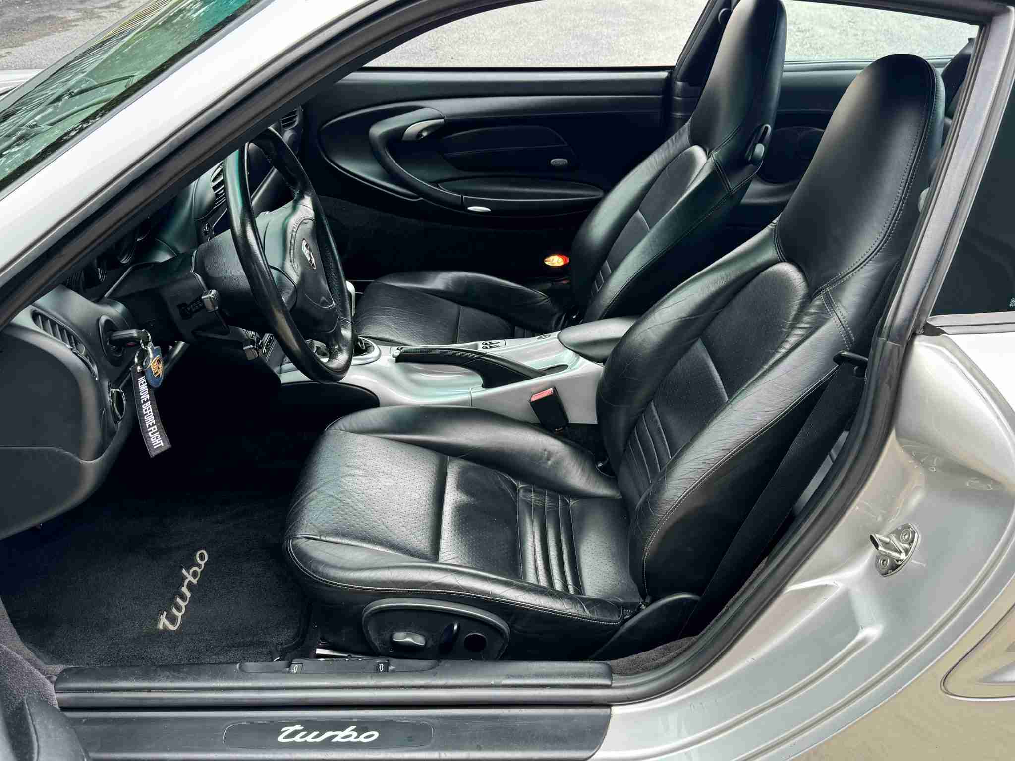2001 Porsche 911 996 Twin Turbo 6 Speed Manual Arctic Silver – 89k Miles – Original Window Sticker – 550HP – Binder of Records full