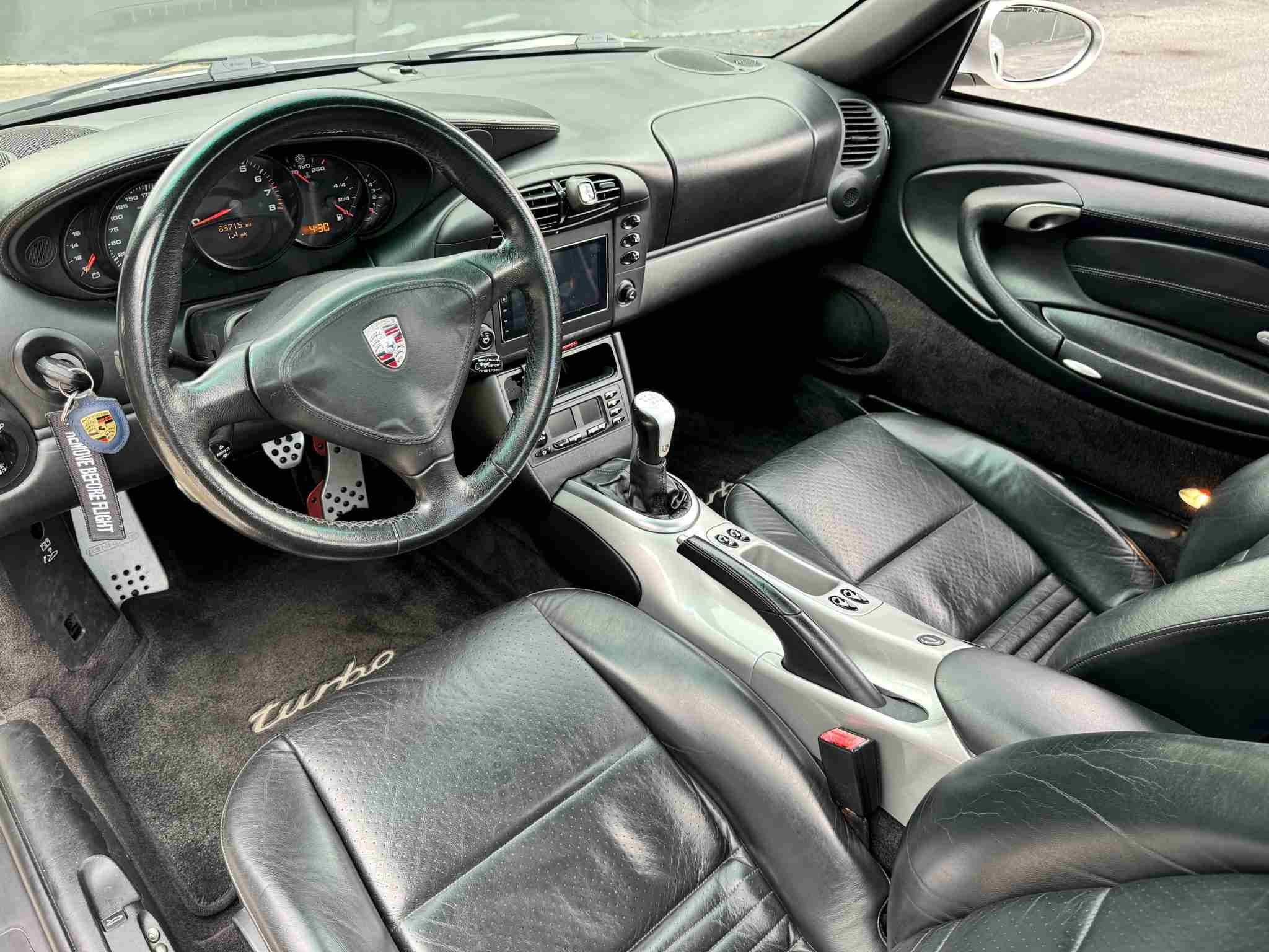 2001 Porsche 911 996 Twin Turbo 6 Speed Manual Arctic Silver – 89k Miles – Original Window Sticker – 550HP – Binder of Records full