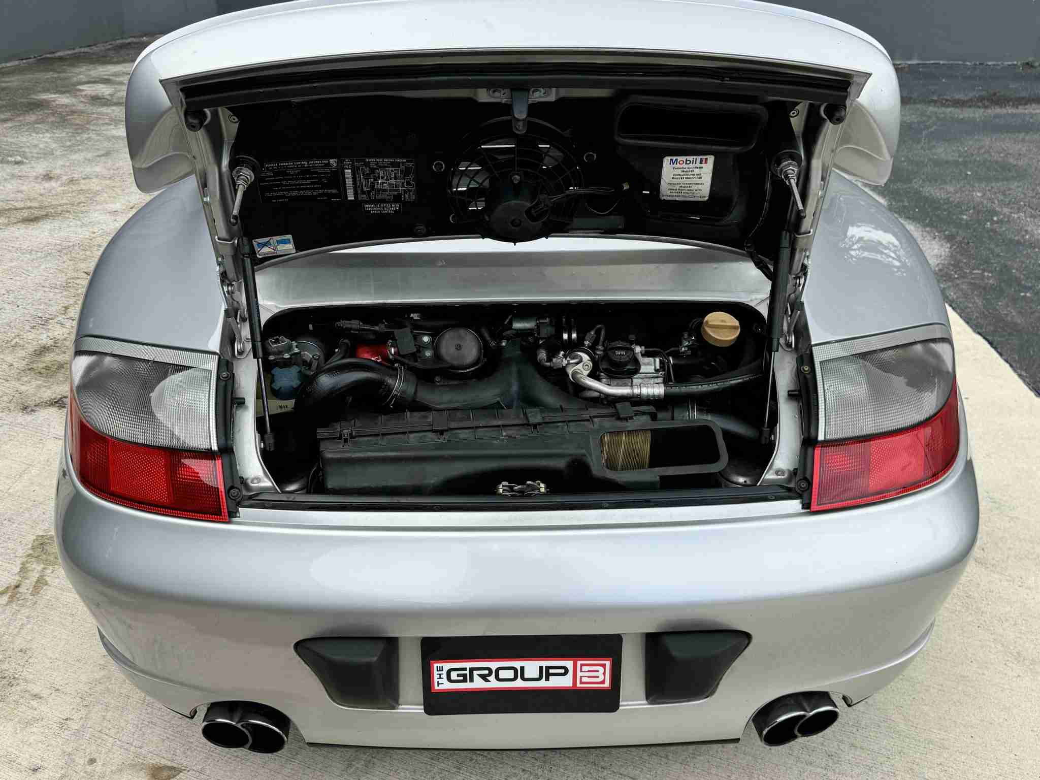 2001 Porsche 911 996 Twin Turbo 6 Speed Manual Arctic Silver – 89k Miles – Original Window Sticker – 550HP – Binder of Records full