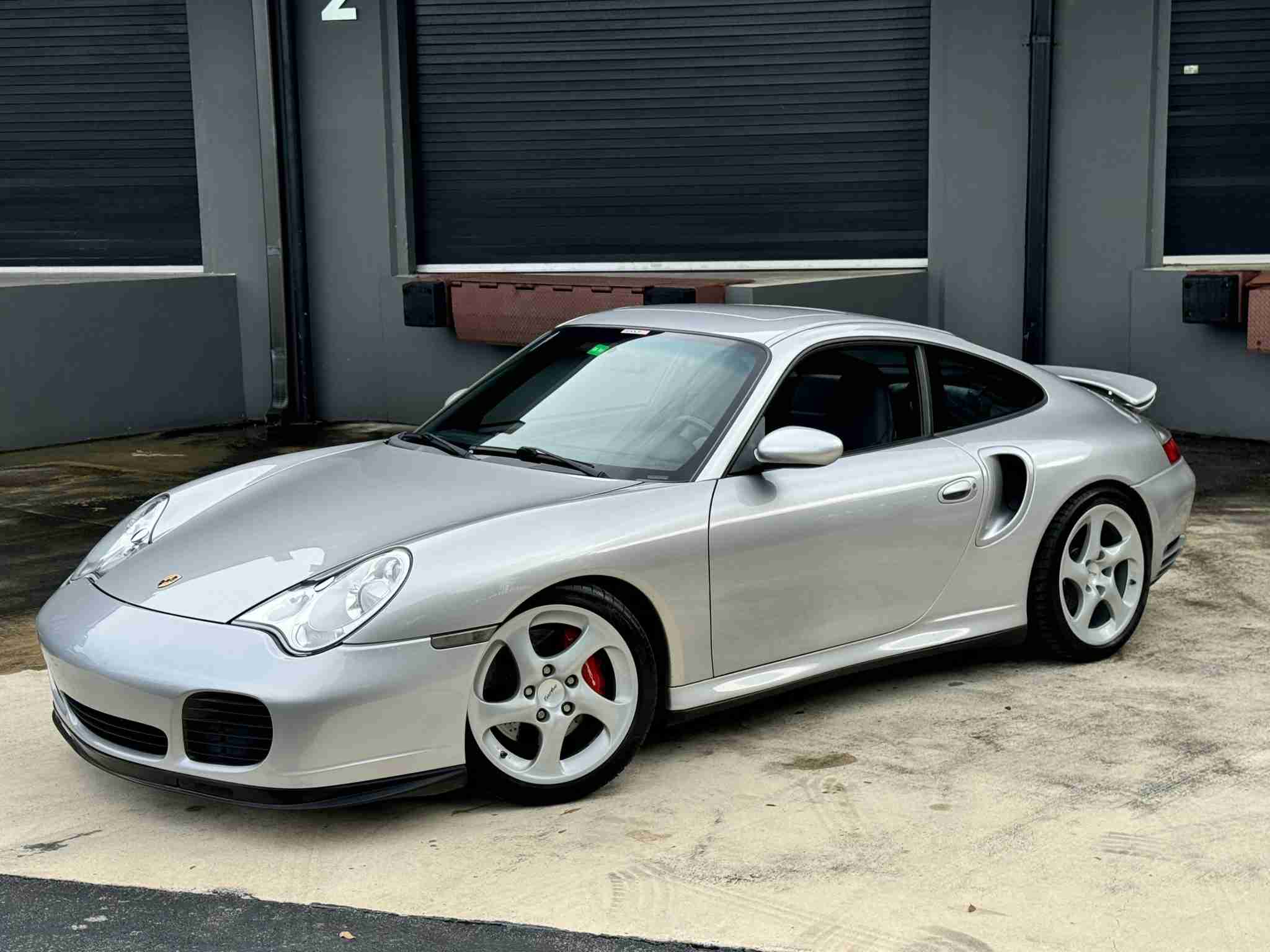2001 Porsche 911 996 Twin Turbo 6 Speed Manual Arctic Silver – 89k Miles – Original Window Sticker – 550HP – Binder of Records full