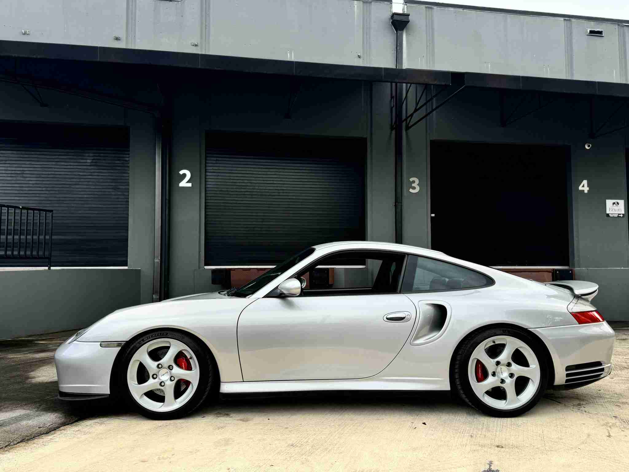 2001 Porsche 911 996 Twin Turbo 6 Speed Manual Arctic Silver – 89k Miles – Original Window Sticker – 550HP – Binder of Records full