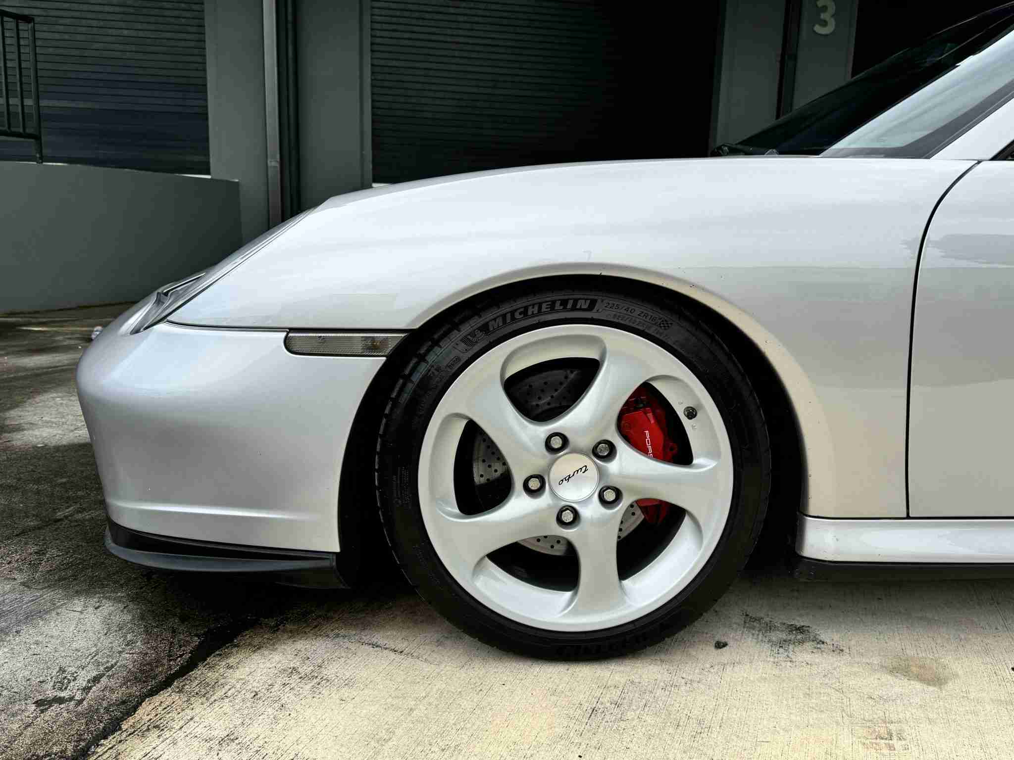2001 Porsche 911 996 Twin Turbo 6 Speed Manual Arctic Silver – 89k Miles – Original Window Sticker – 550HP – Binder of Records full