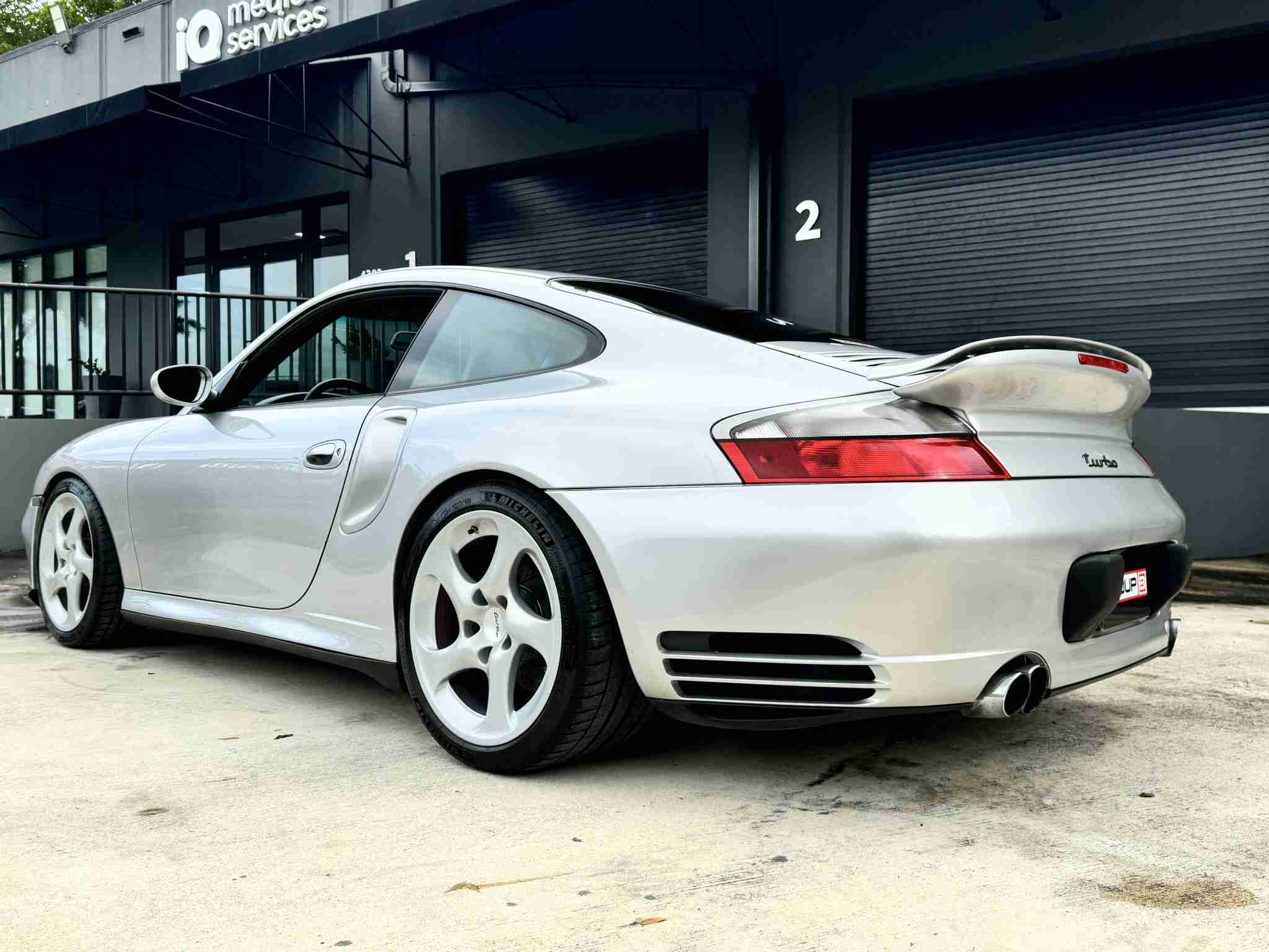 2001 Porsche 911 996 Twin Turbo 6 Speed Manual Arctic Silver – 89k Miles – Original Window Sticker – 550HP – Binder of Records full