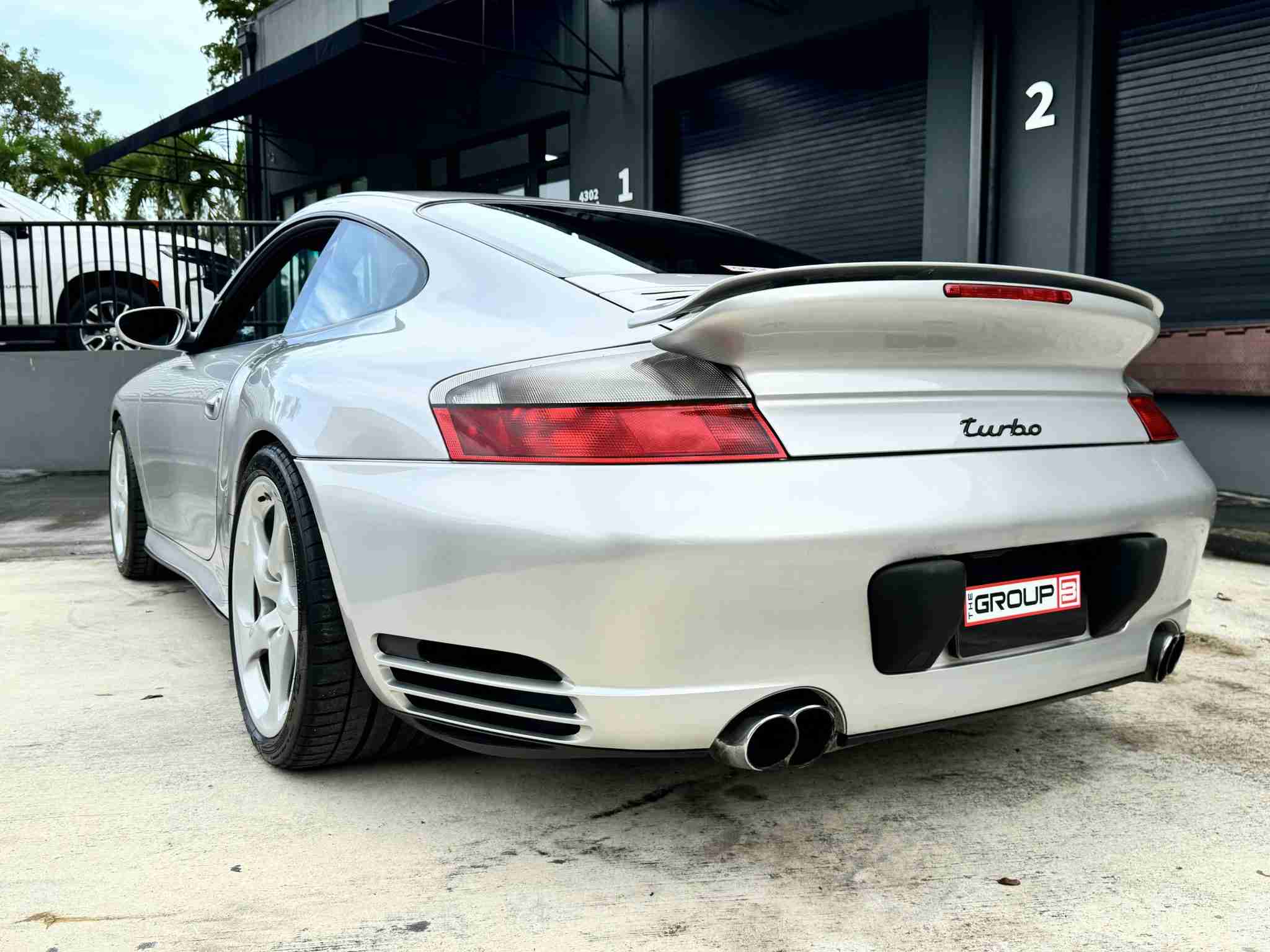 2001 Porsche 911 996 Twin Turbo 6 Speed Manual Arctic Silver – 89k Miles – Original Window Sticker – 550HP – Binder of Records full