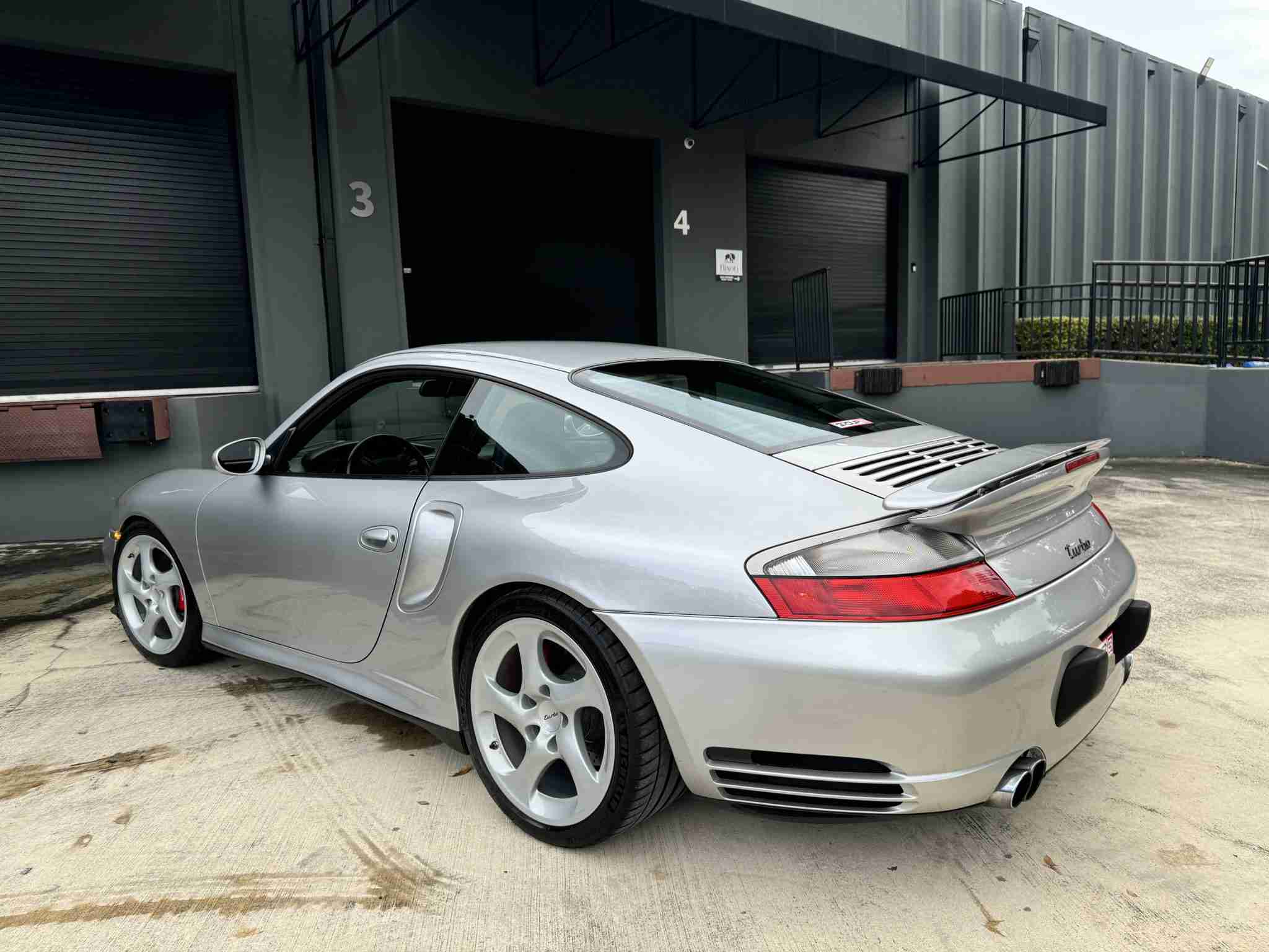 2001 Porsche 911 996 Twin Turbo 6 Speed Manual Arctic Silver – 89k Miles – Original Window Sticker – 550HP – Binder of Records full