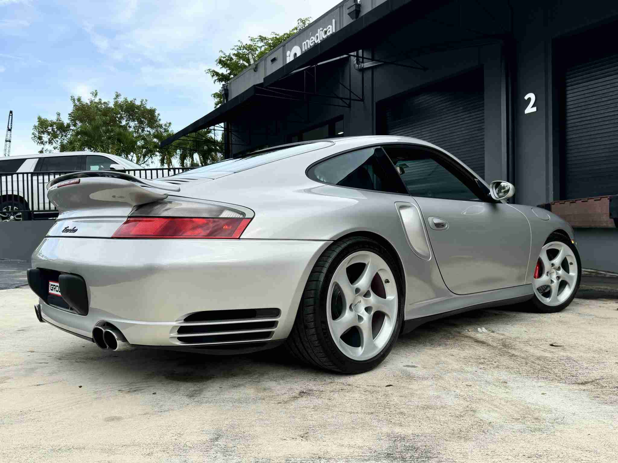2001 Porsche 911 996 Twin Turbo 6 Speed Manual Arctic Silver – 89k Miles – Original Window Sticker – 550HP – Binder of Records full