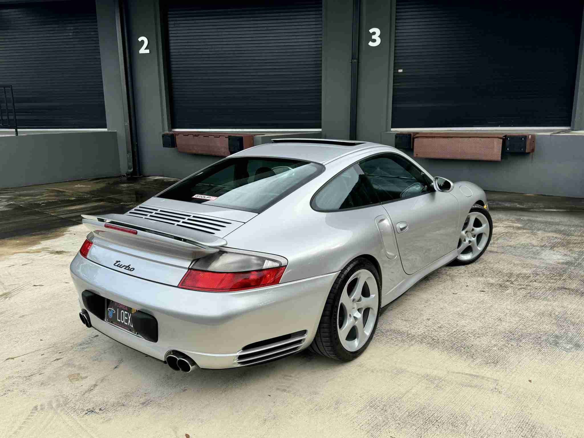 2001 Porsche 911 996 Twin Turbo 6 Speed Manual Arctic Silver – 89k Miles – Original Window Sticker – 550HP – Binder of Records full