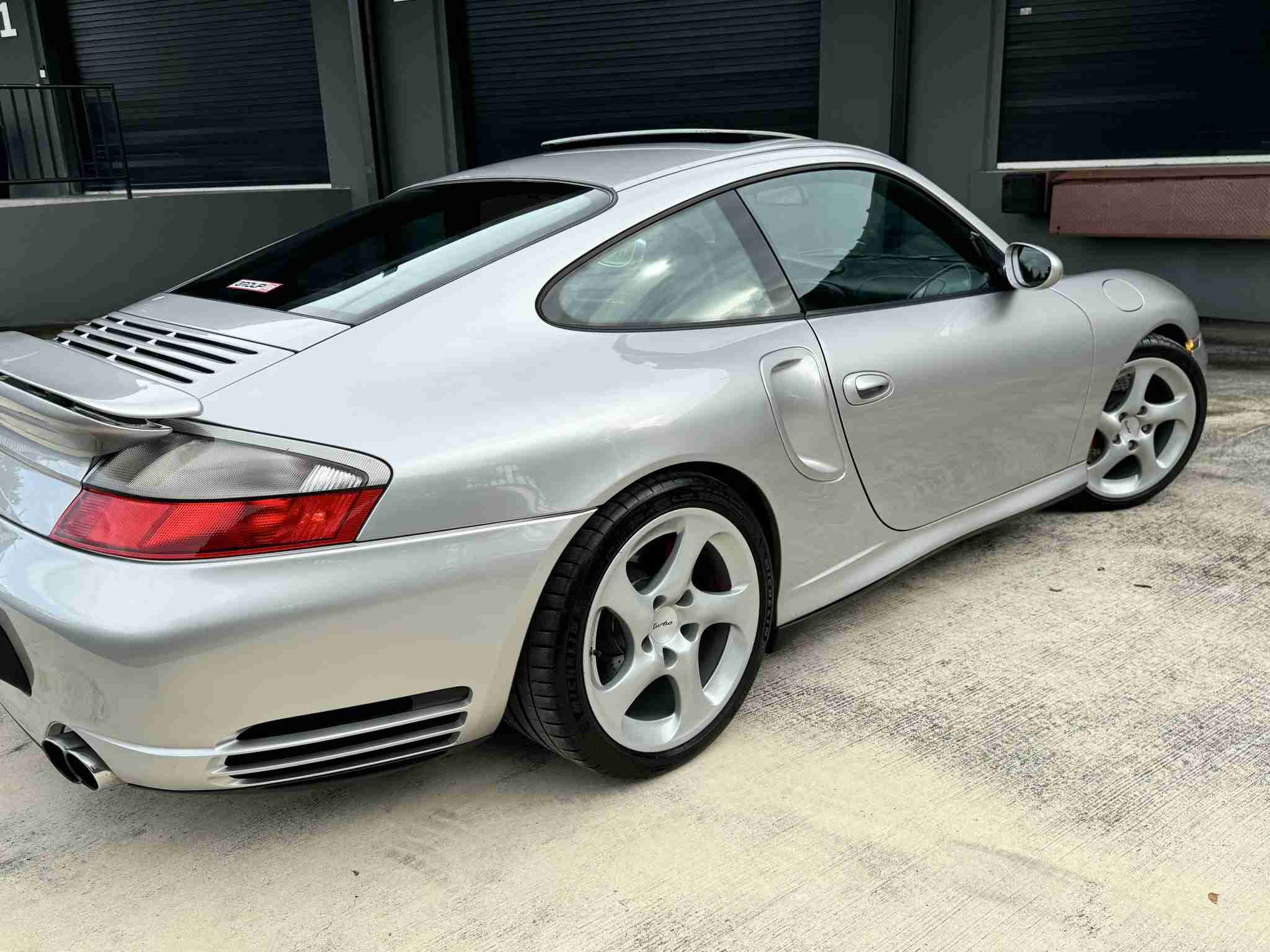 2001 Porsche 911 996 Twin Turbo 6 Speed Manual Arctic Silver – 89k Miles – Original Window Sticker – 550HP – Binder of Records full