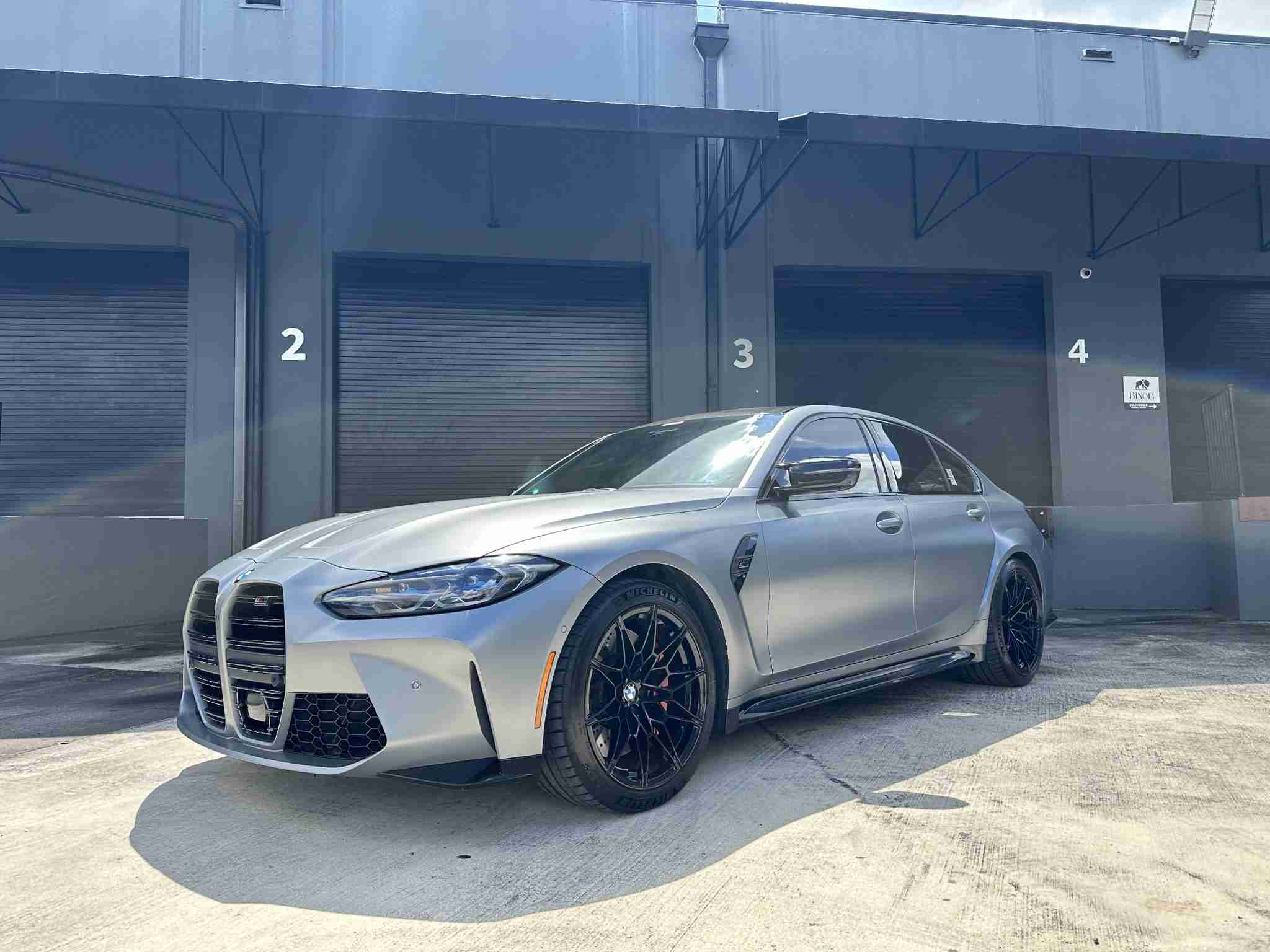 2024 BMW M3 Competition Frozen Pure Grey Metallic full