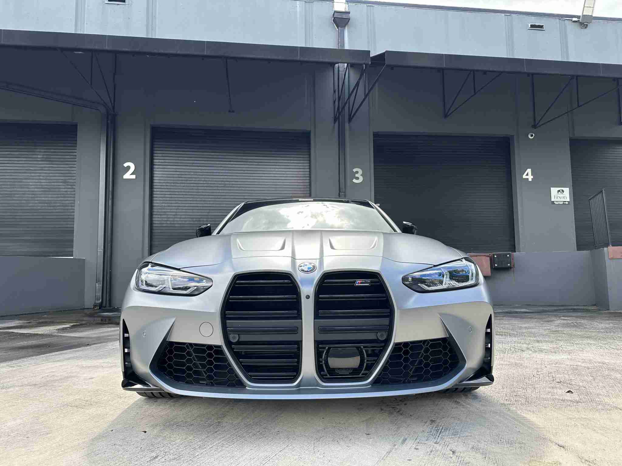 2024 BMW M3 Competition Frozen Pure Grey Metallic full