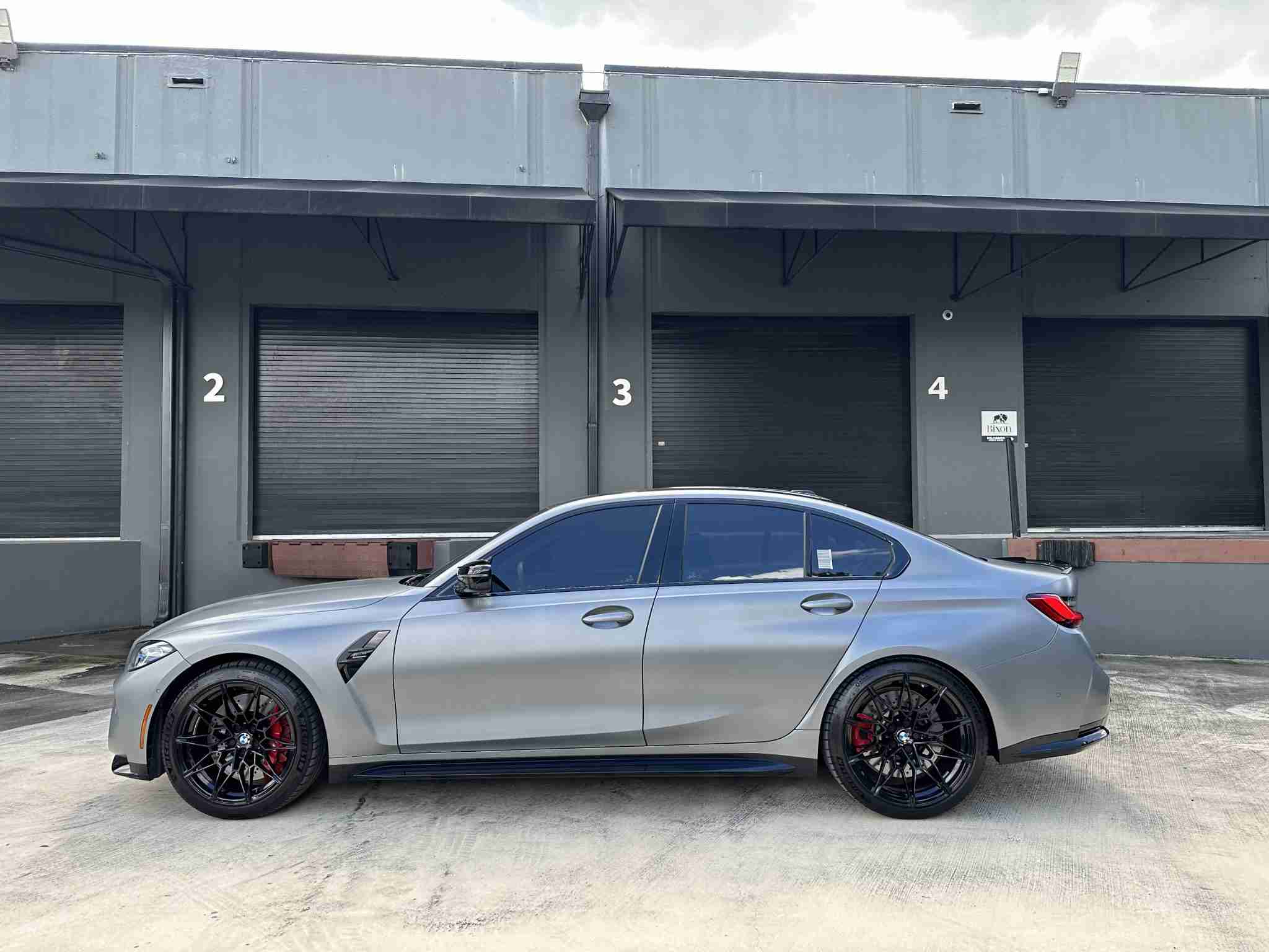 2024 BMW M3 Competition Frozen Pure Grey Metallic full