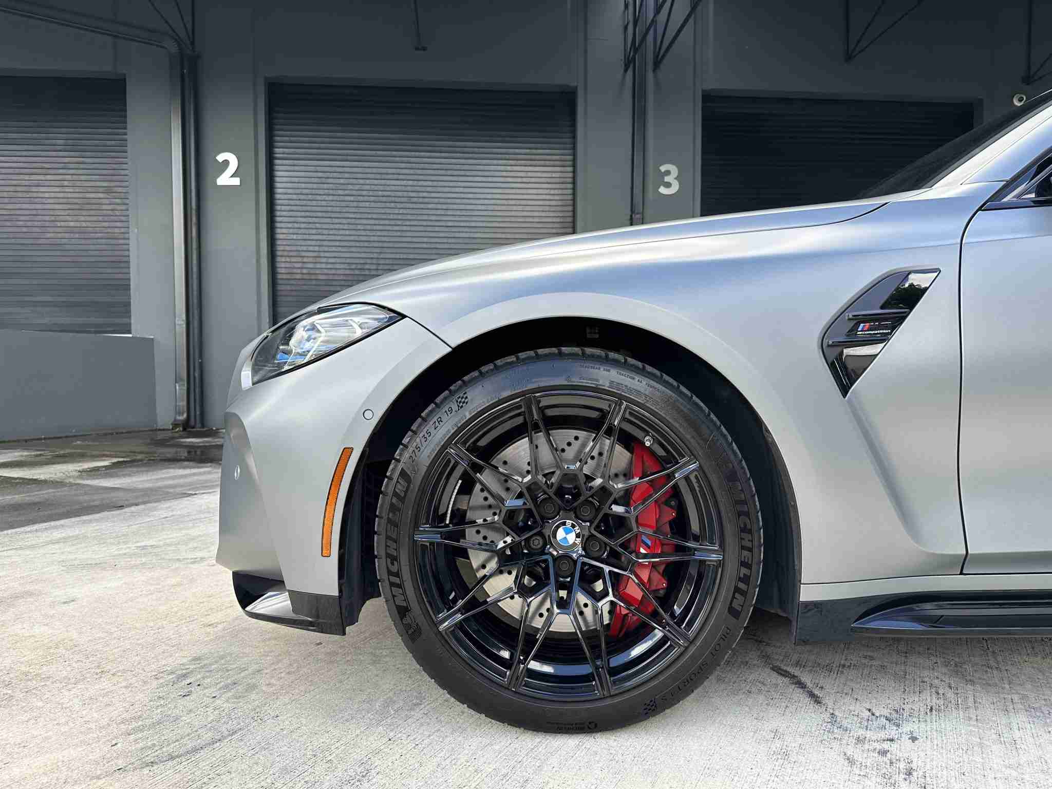 2024 BMW M3 Competition Frozen Pure Grey Metallic full