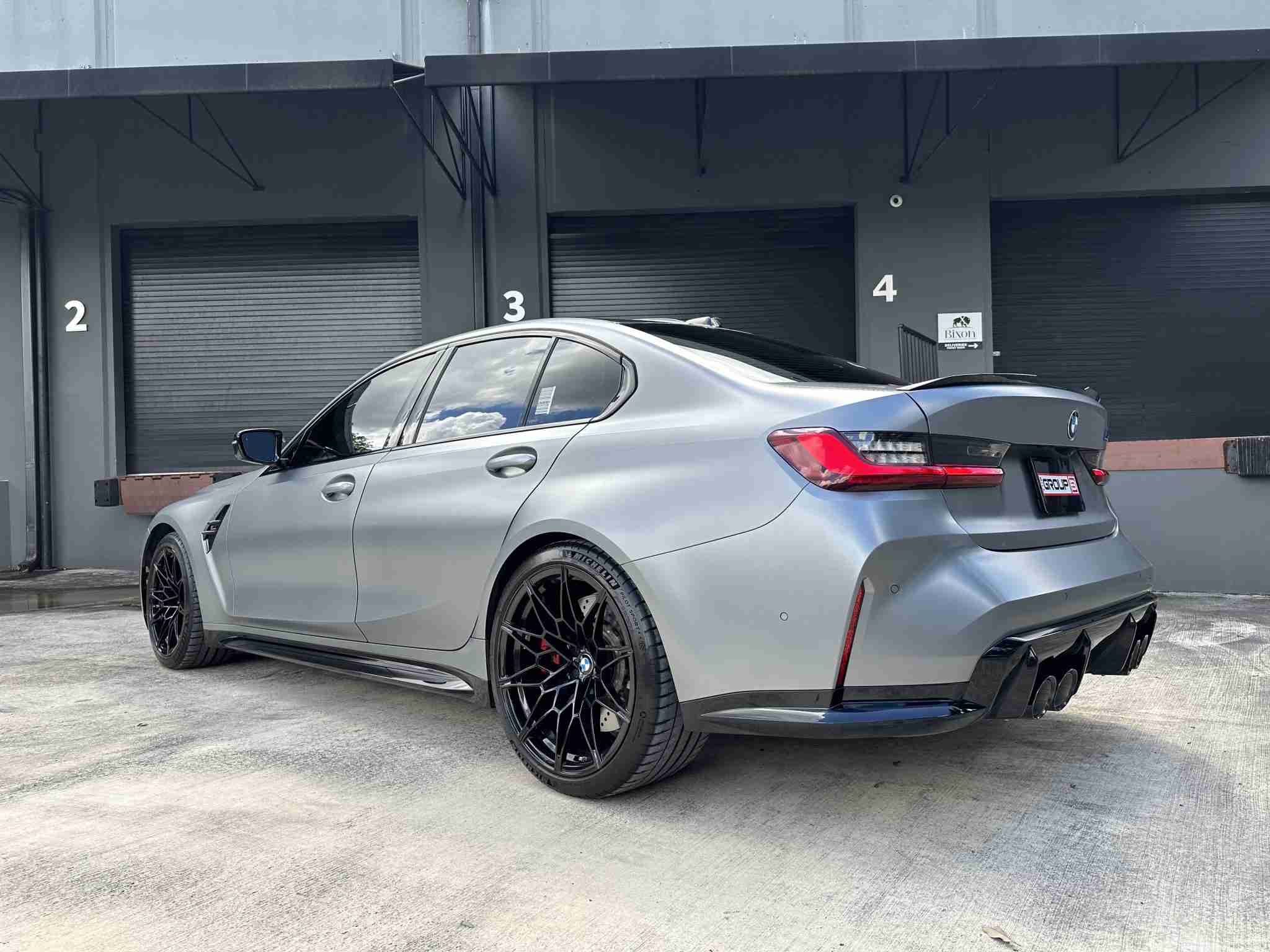 2024 BMW M3 Competition Frozen Pure Grey Metallic full