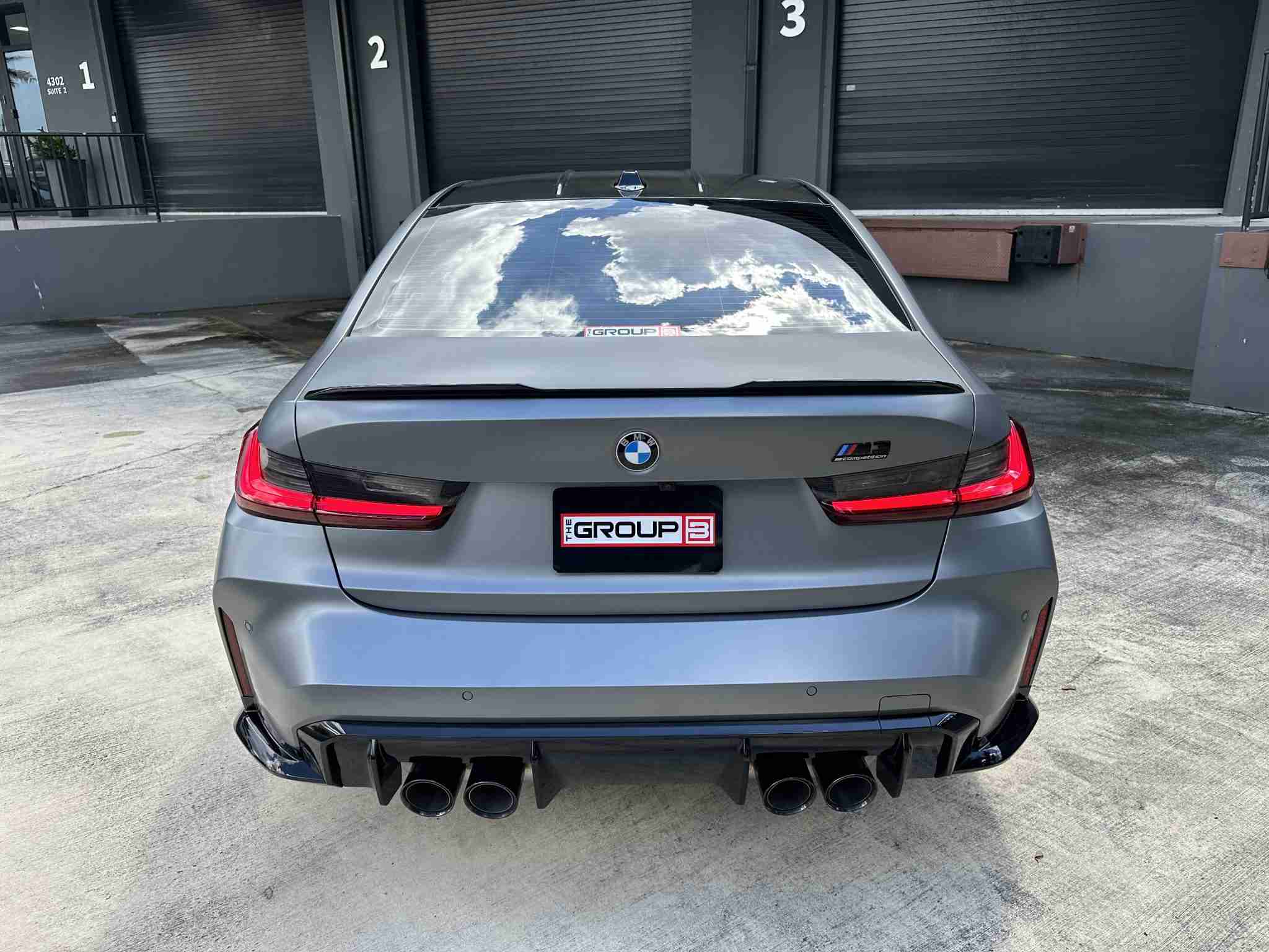 2024 BMW M3 Competition Frozen Pure Grey Metallic full