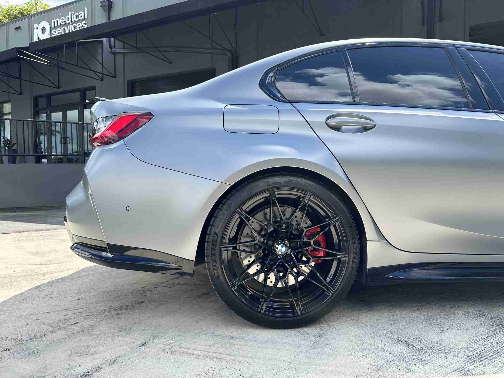 2024 BMW M3 Competition Frozen Pure Grey Metallic full