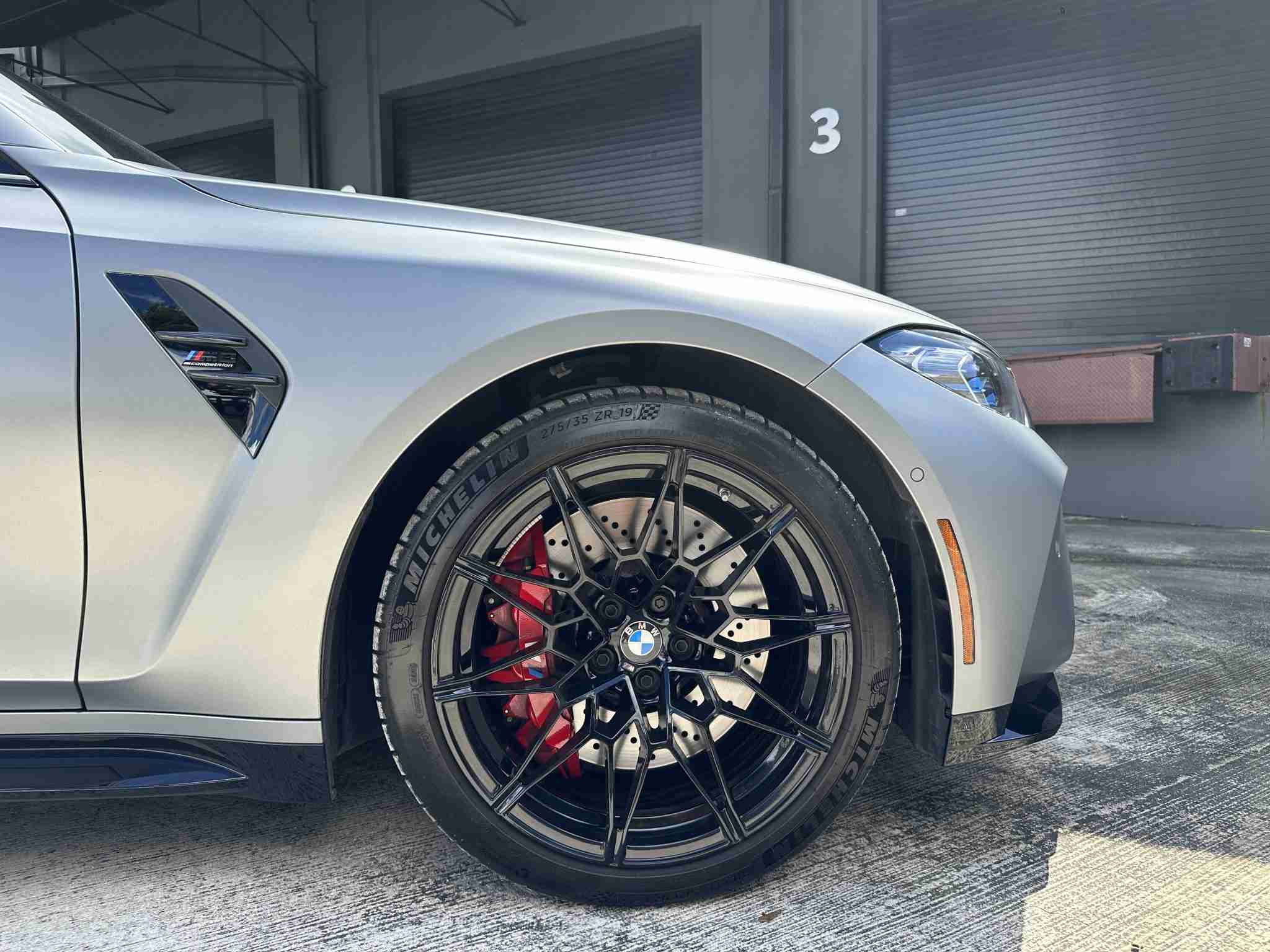 2024 BMW M3 Competition Frozen Pure Grey Metallic full
