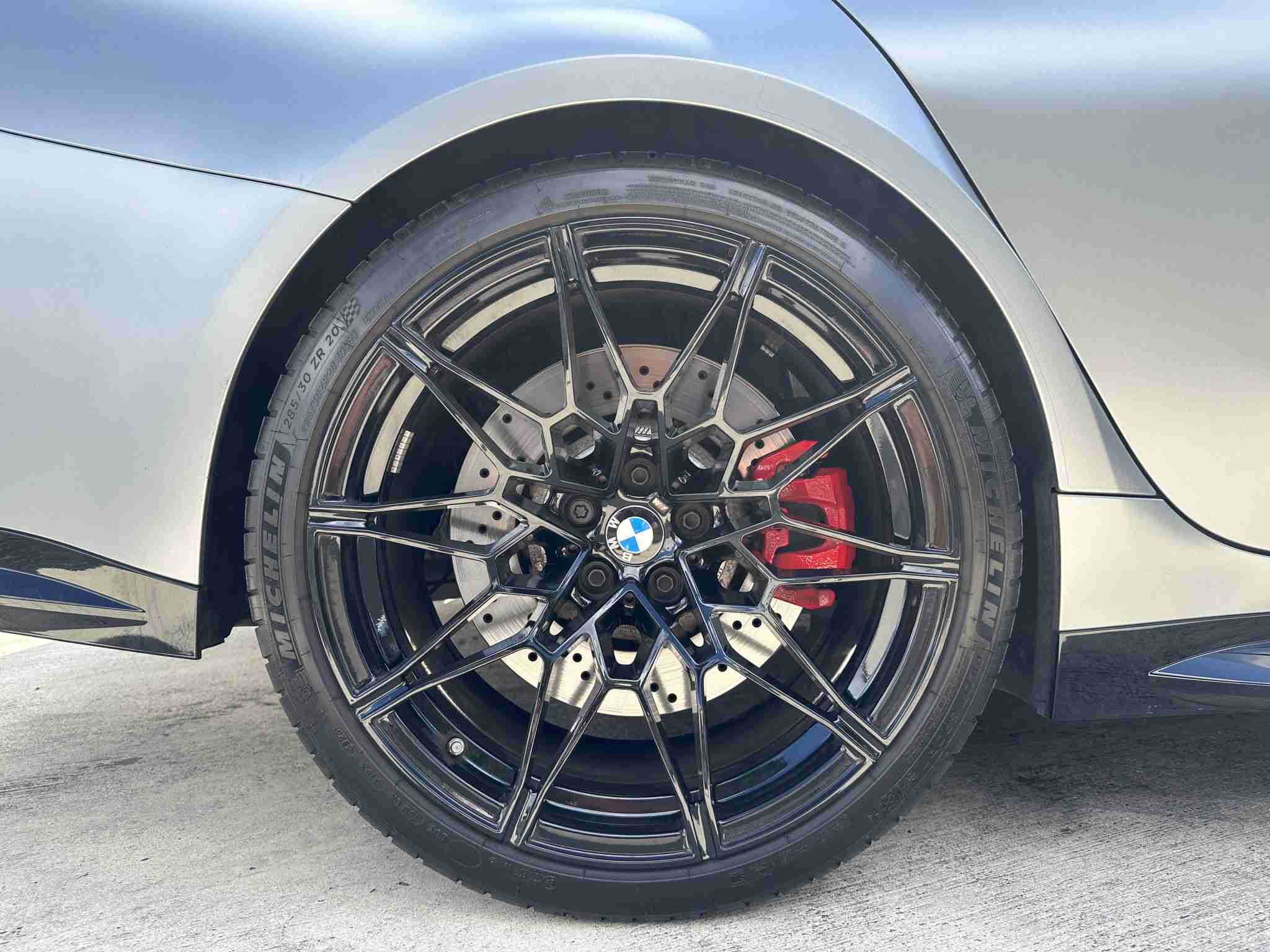 2024 BMW M3 Competition Frozen Pure Grey Metallic full